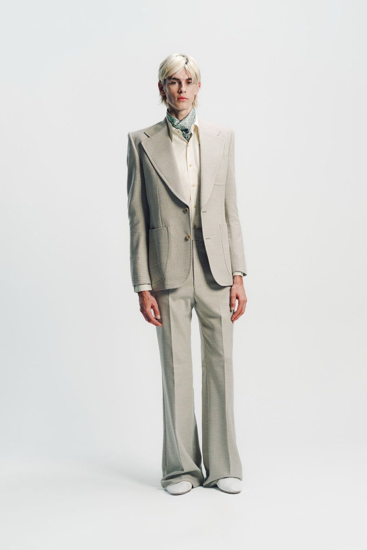 Kyosuke Kunimoto | Jacquard Notch Lapel Jacket