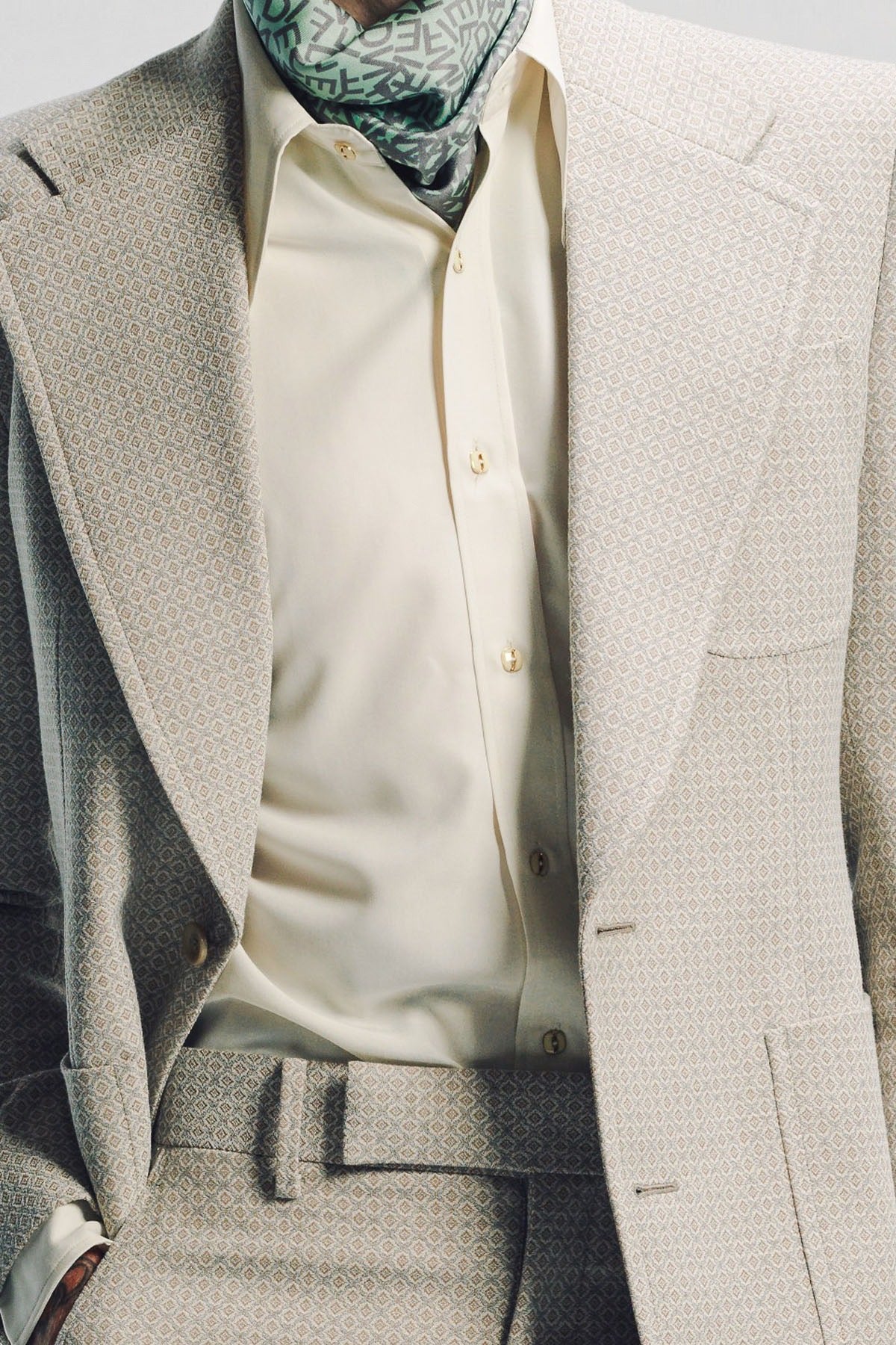 Kyosuke Kunimoto | Jacquard Notch Lapel Jacket