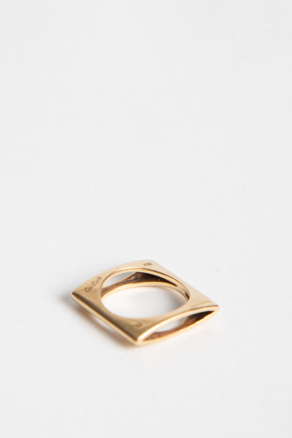 Jean Dinh Van for Cartier | 18k Yellow Gold "Double Faces" Ring