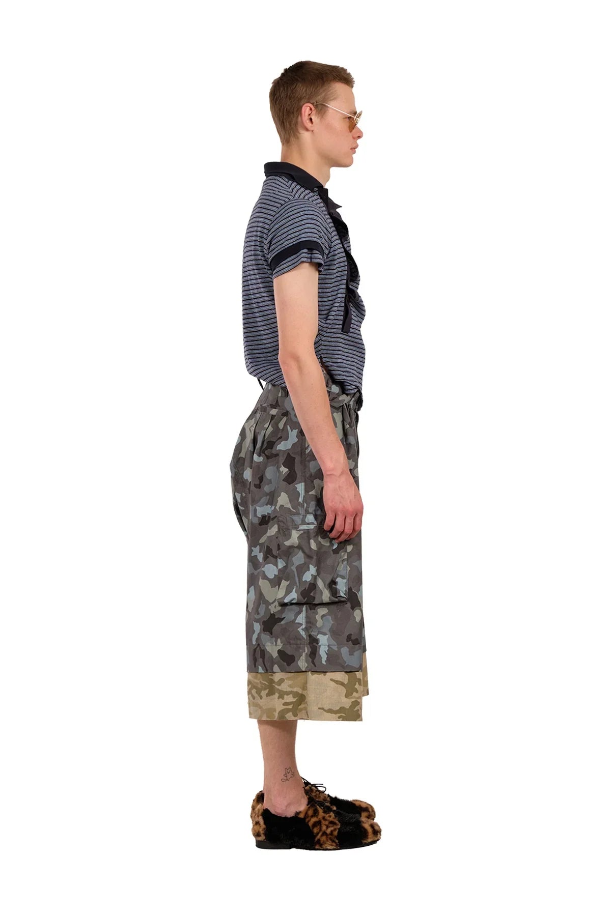 Natasha Zinko | Splotched Double Shorts