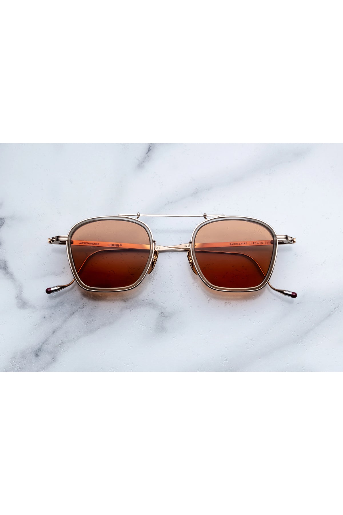 Jacques Marie Mage | Baudelaire 2 Sunglasses in Darjeeling
