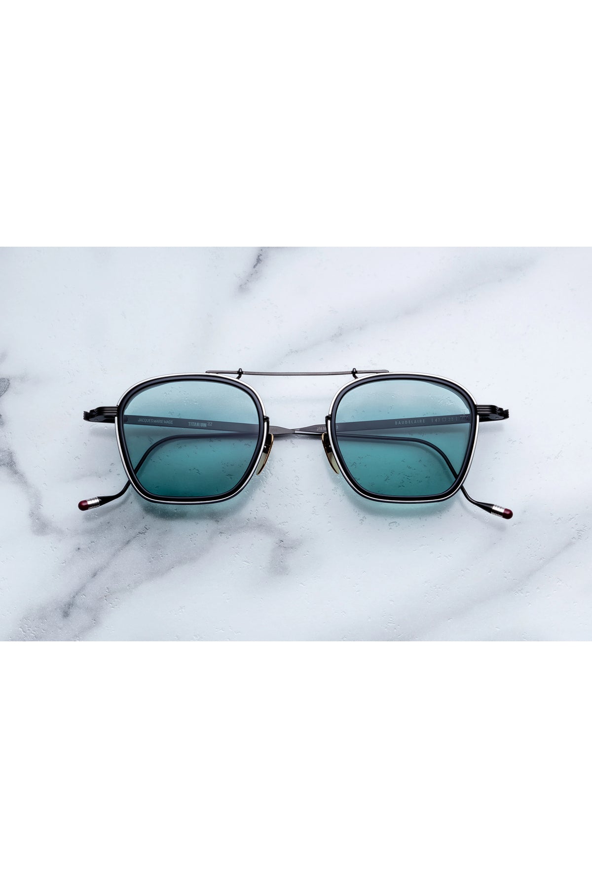 Jacques Marie Mage | Baudelaire 2 Sunglasses in Paon