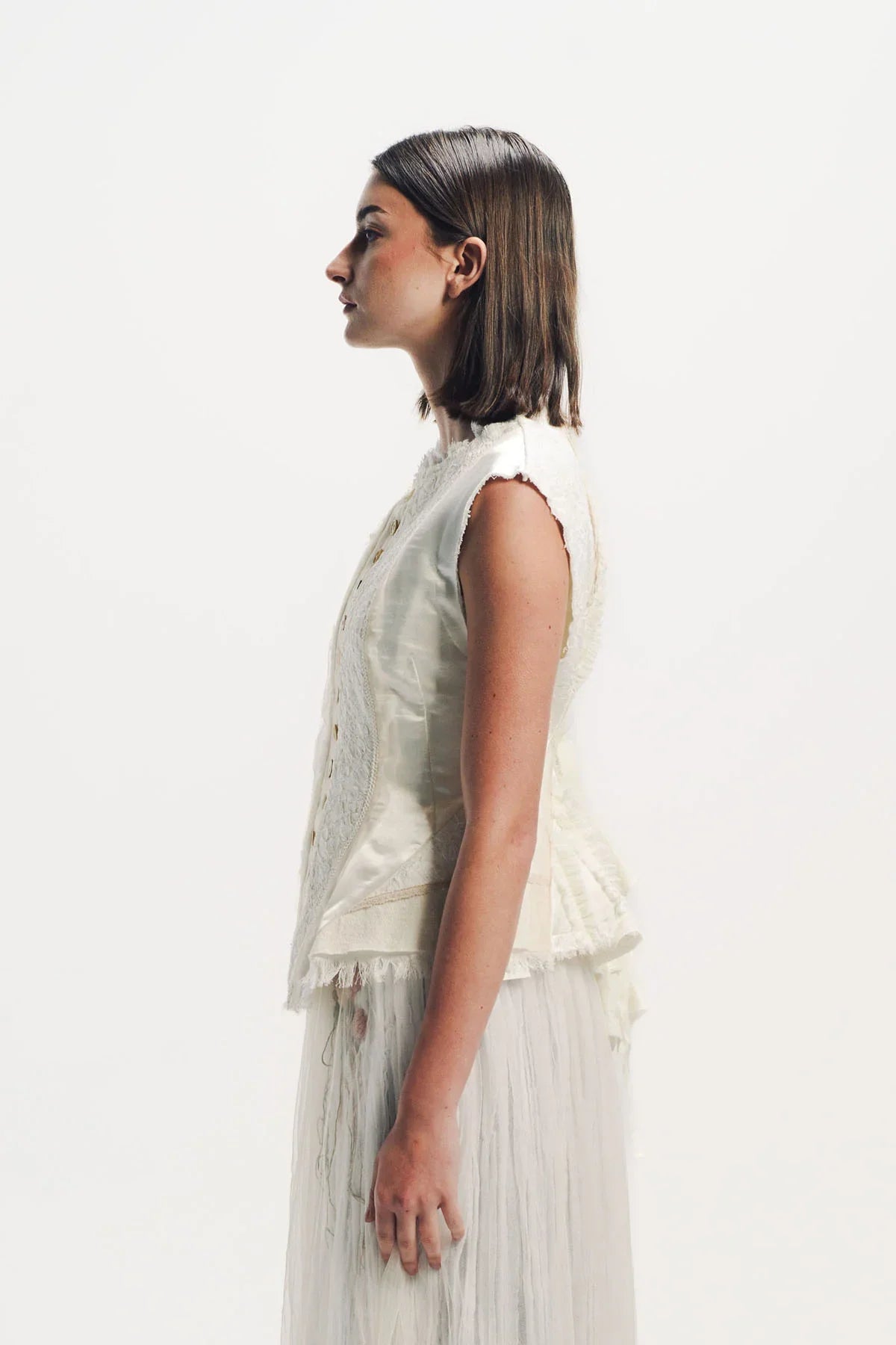 Caroline Hu | Mix Patchwork Vest