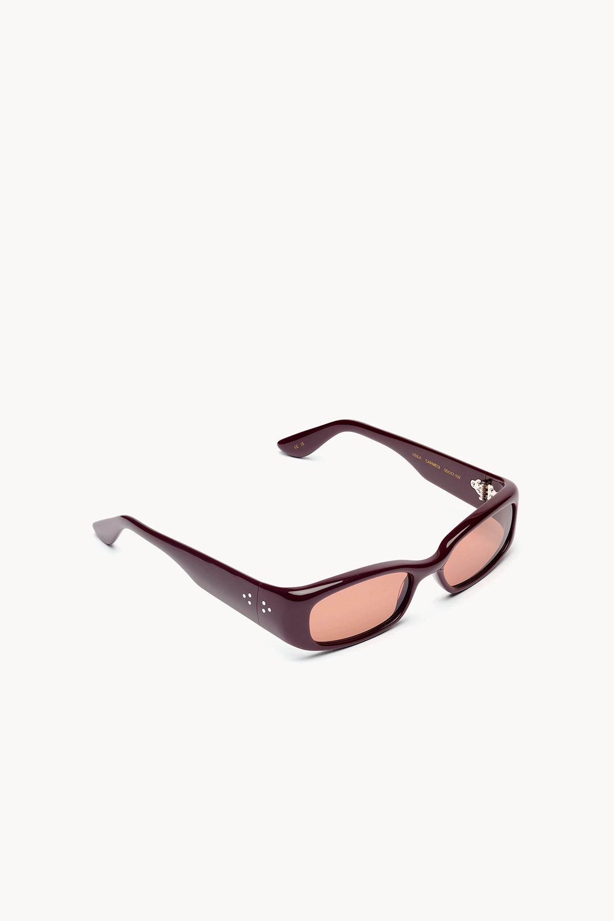 Port Tanger | Leila Sunglasses in Carmesi Acetate