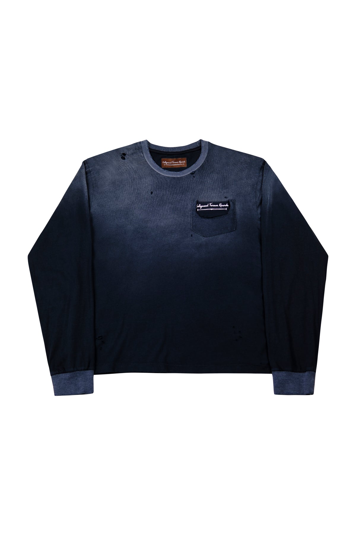 HOLLYWOOD FOREVER RECORDS | Thrashed Longsleeve Pocket Tee