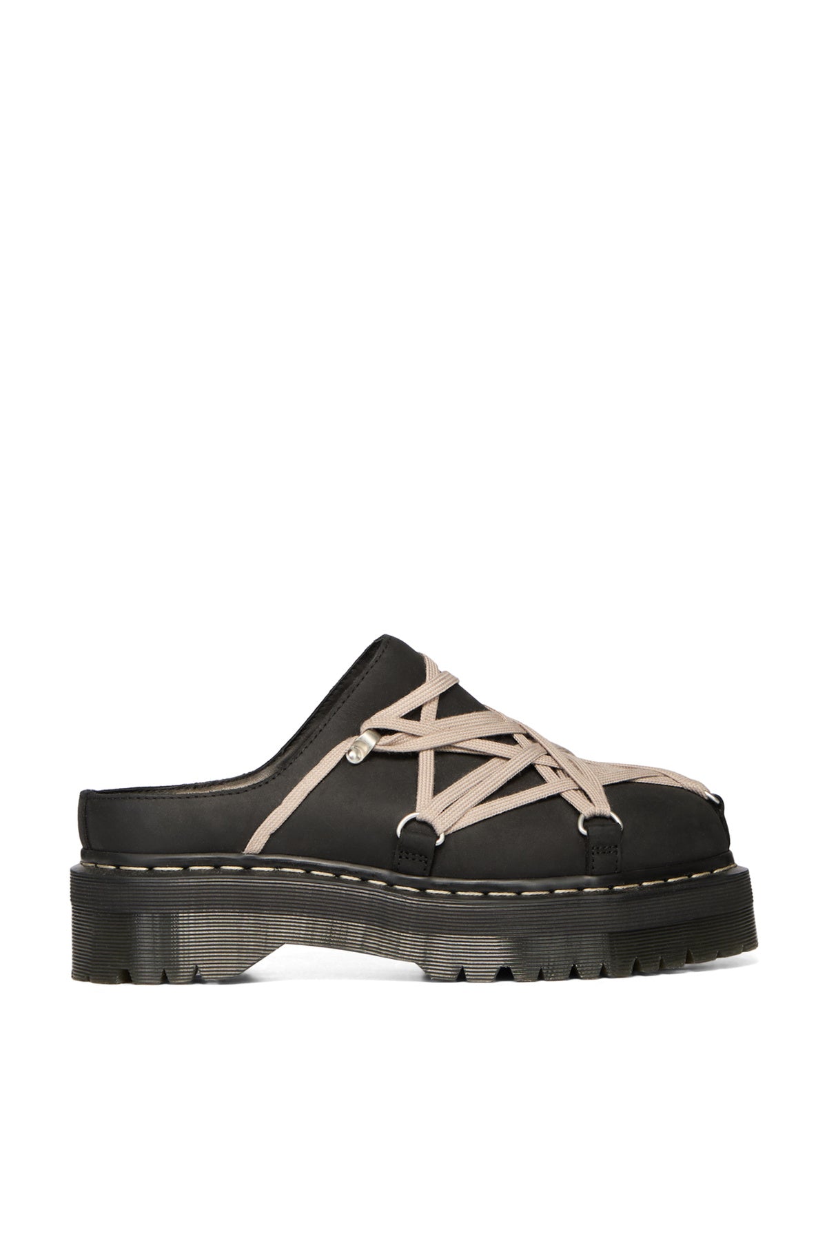 Rick Owens X Dr. Martens | Quad Sole Megalace® Mule