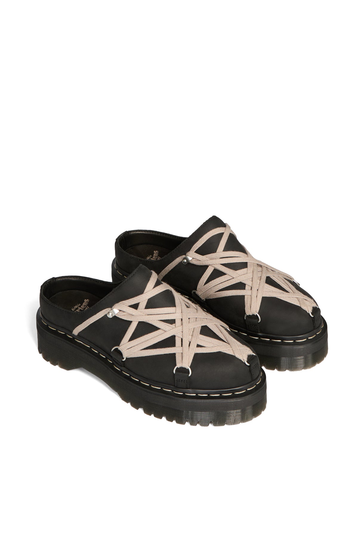 Rick Owens X Dr. Martens | Quad Sole Megalace® Mule