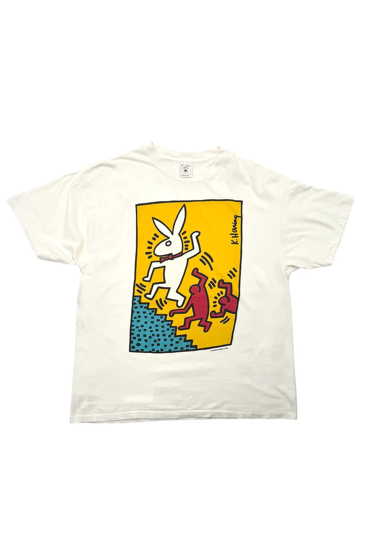 Maxfield Vintage | 1990 Keith Haring Bunny on the Run Tee