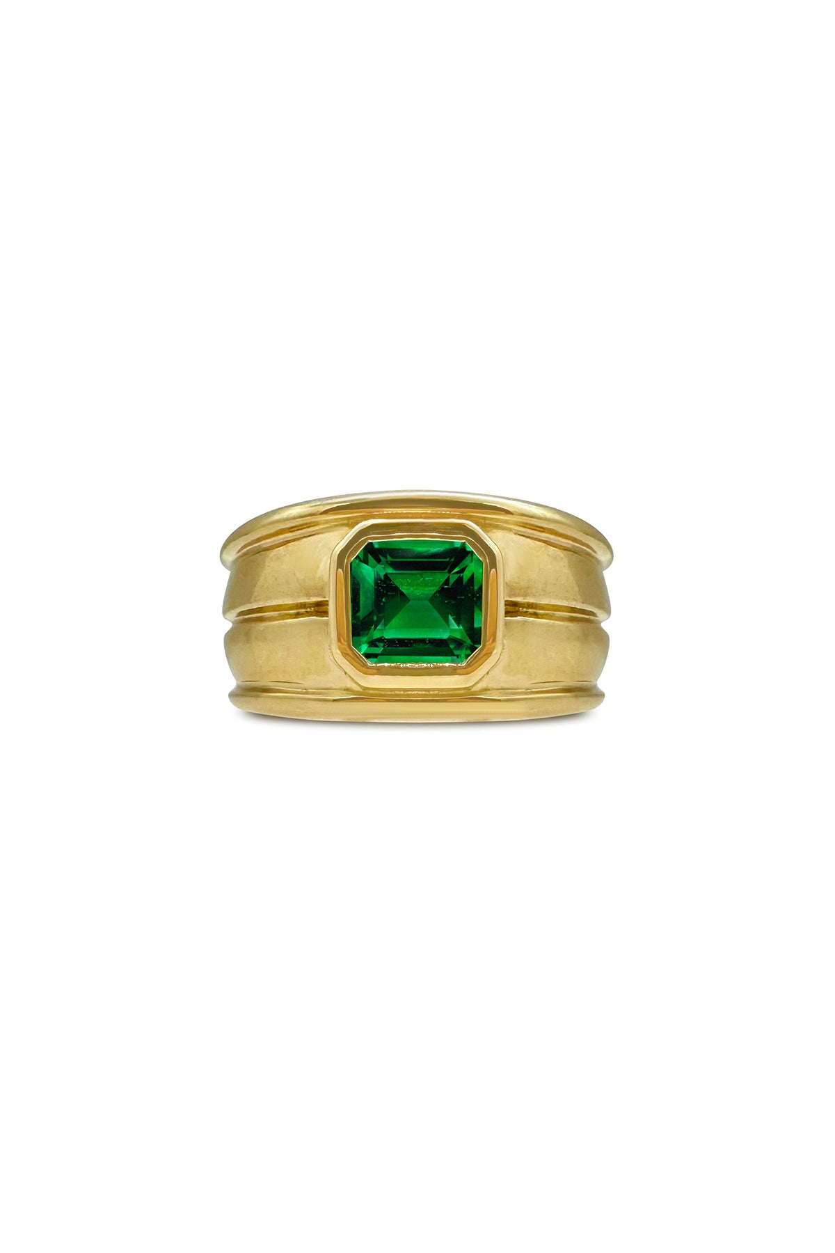 Howl | Rib Cigar Emerald Ring