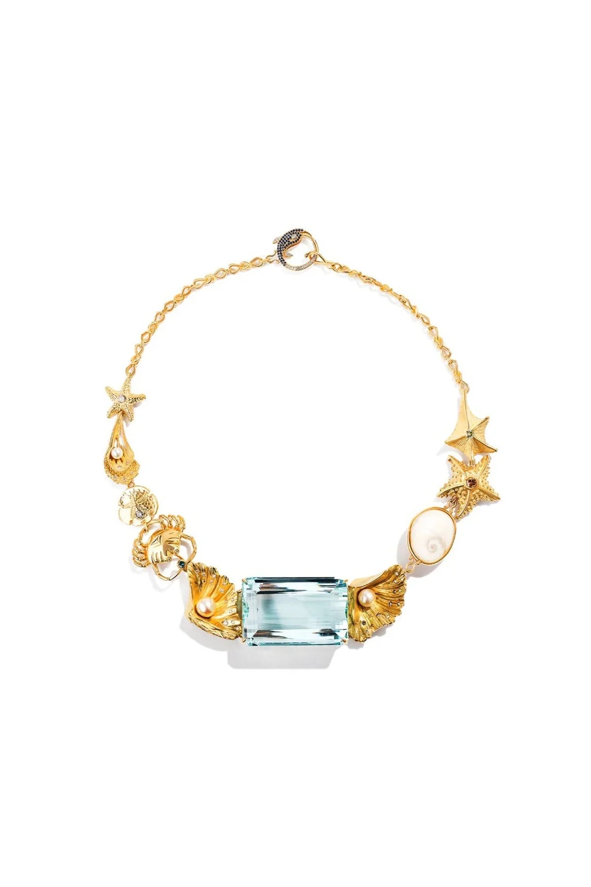 Renato Cipullo | Aquamarine Return to the Sea Necklace