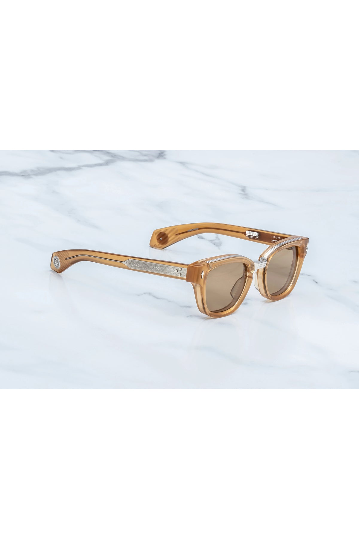 Jacques Marie Mage | Yellowstone VII: Barronette Sunglasses in Brush
