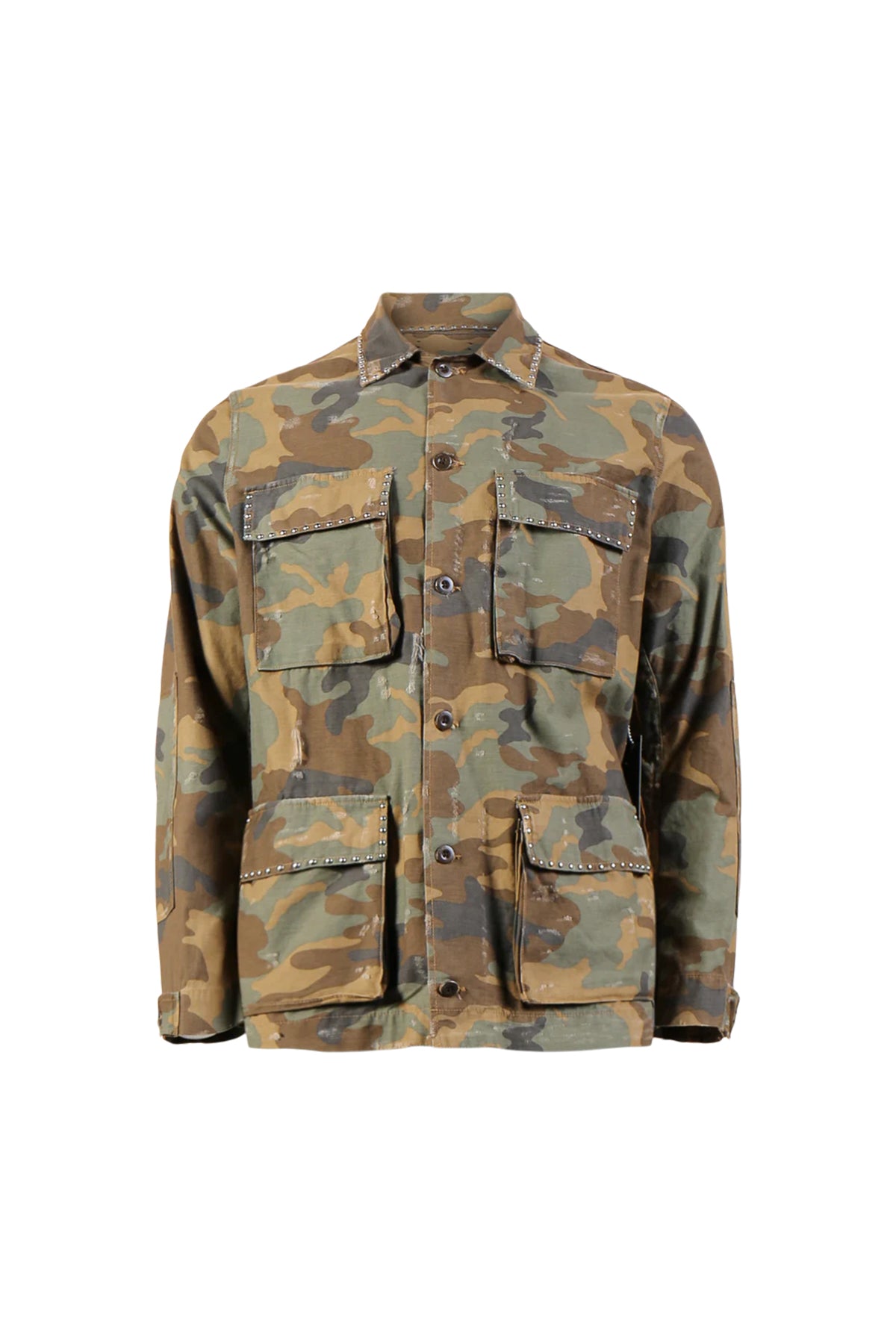 AMIRI | STUDDED CAMO JACKET