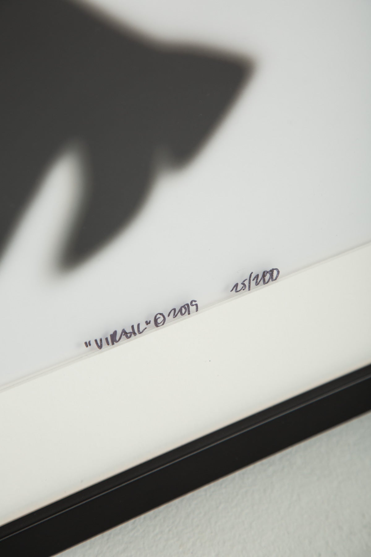 VIRGIL ABLOH | CLEAR ART PRINT "REAPER 1" SIGNED AND NUMBERED BY VIRGIL ABLOH
