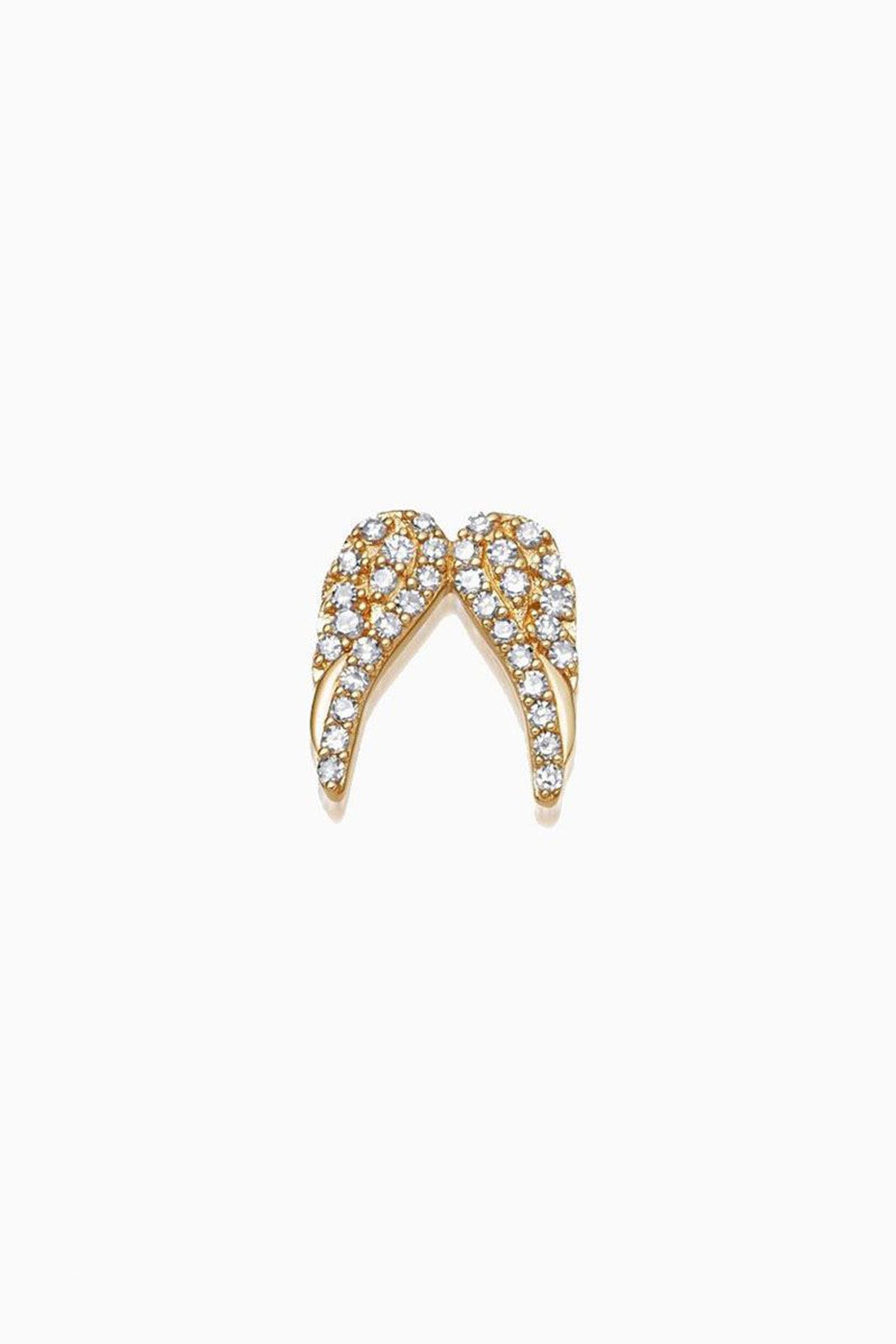 LOQUET LONDON | DIAMOND ANGEL WING CHARM - MAXFIELD LA