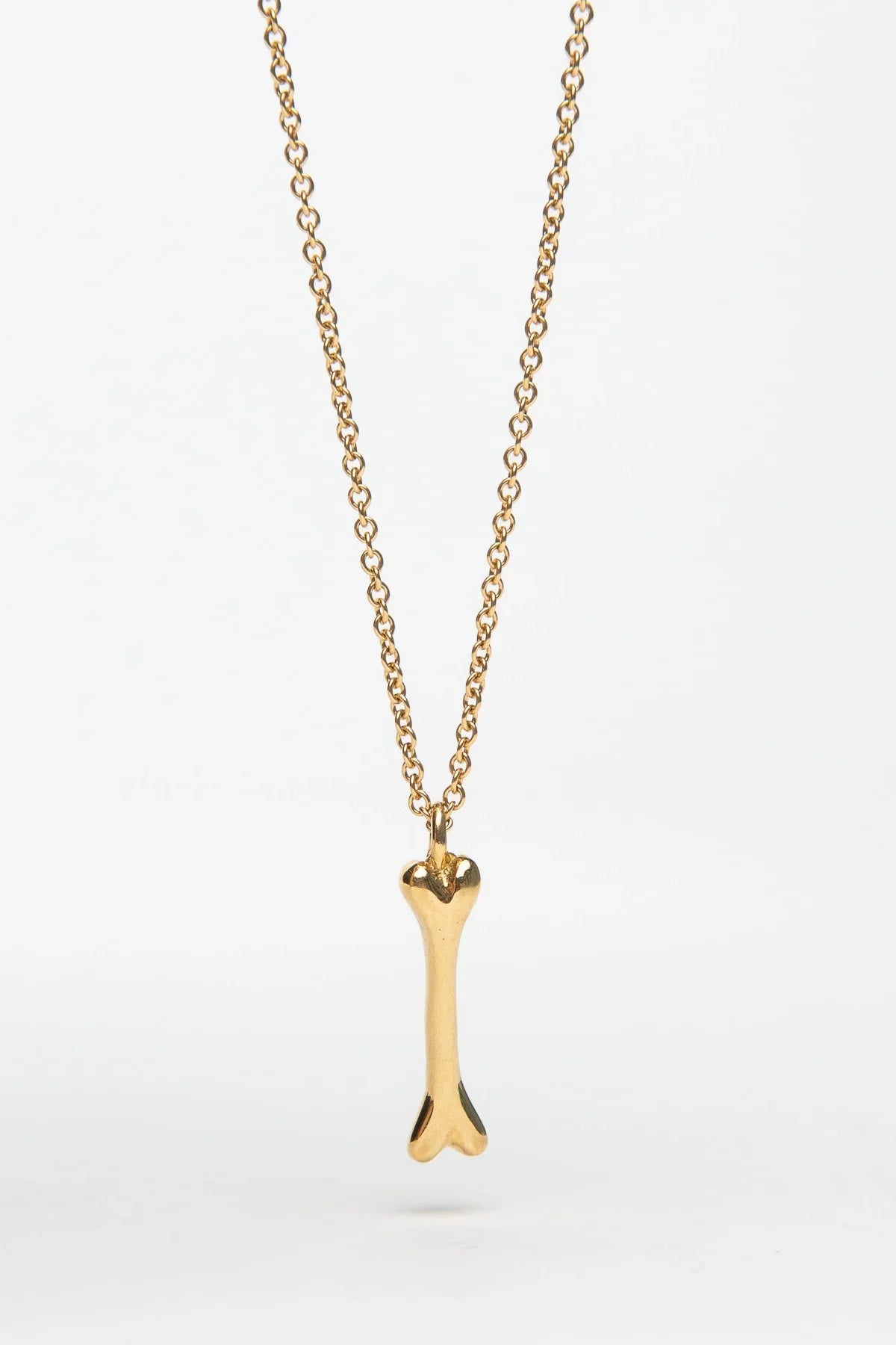 SARAH JANE WILDE | GOLD DOG BONE NECKLACE