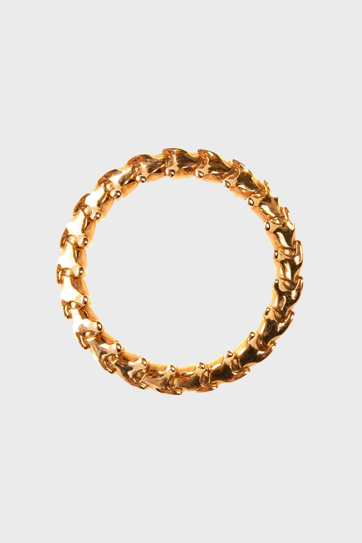 SHAUN LEANE | YELLOW GOLD SPINE RING