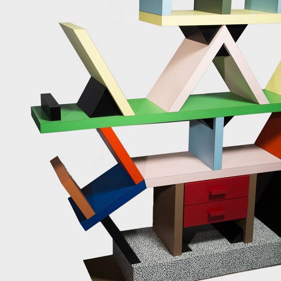 MAXFIELD PRIVATE COLLECTION | 1981 BOOKCASE BY ETTORE SOTTSASS