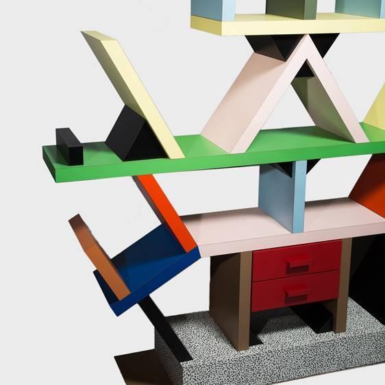 MAXFIELD PRIVATE COLLECTION | 1981 BOOKCASE BY ETTORE SOTTSASS