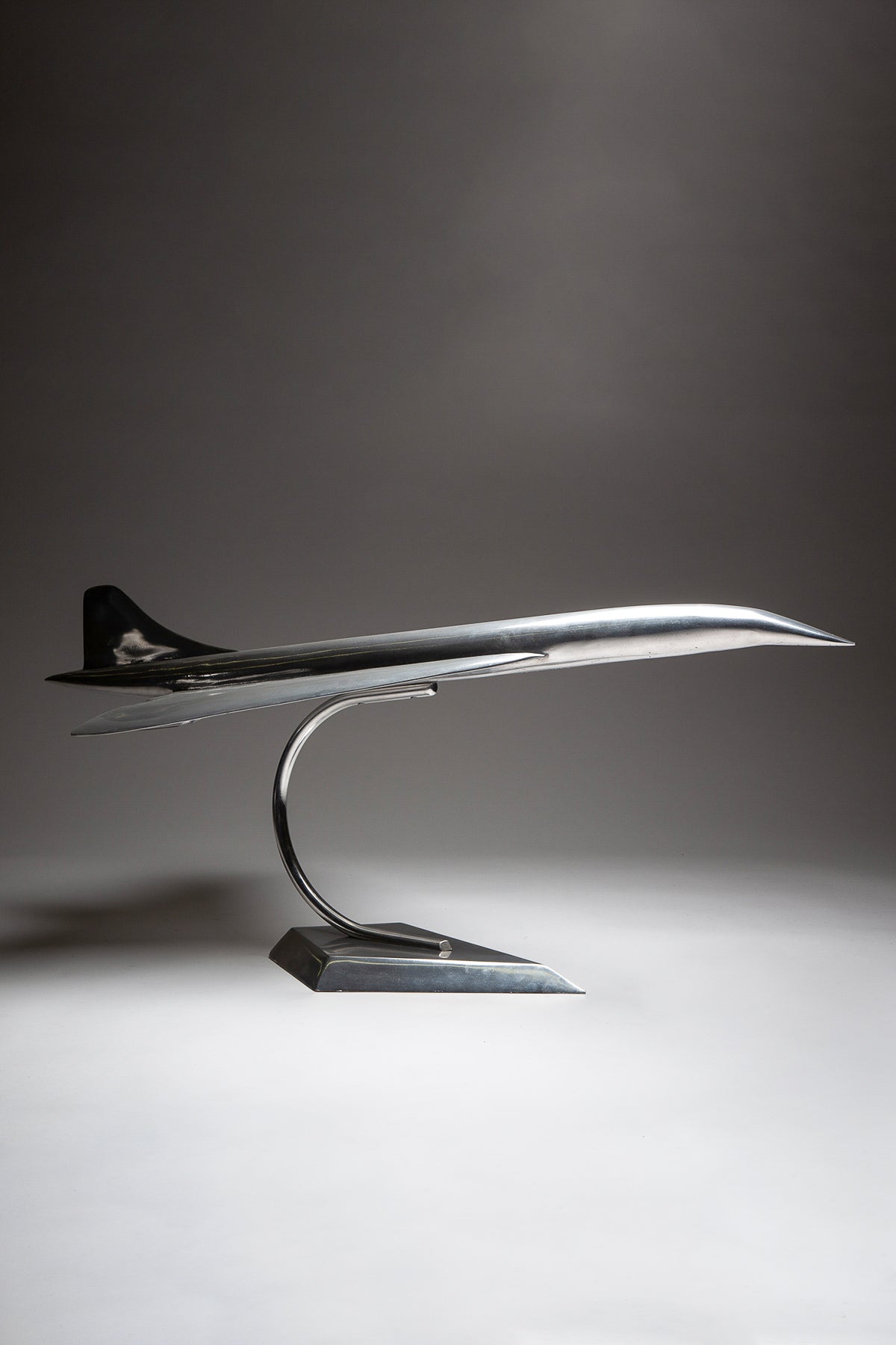 MAXFIELD PRIVATE COLLECTION | 1960'S ALUMINUM CONCORDE MODEL - MAXFIELD LA