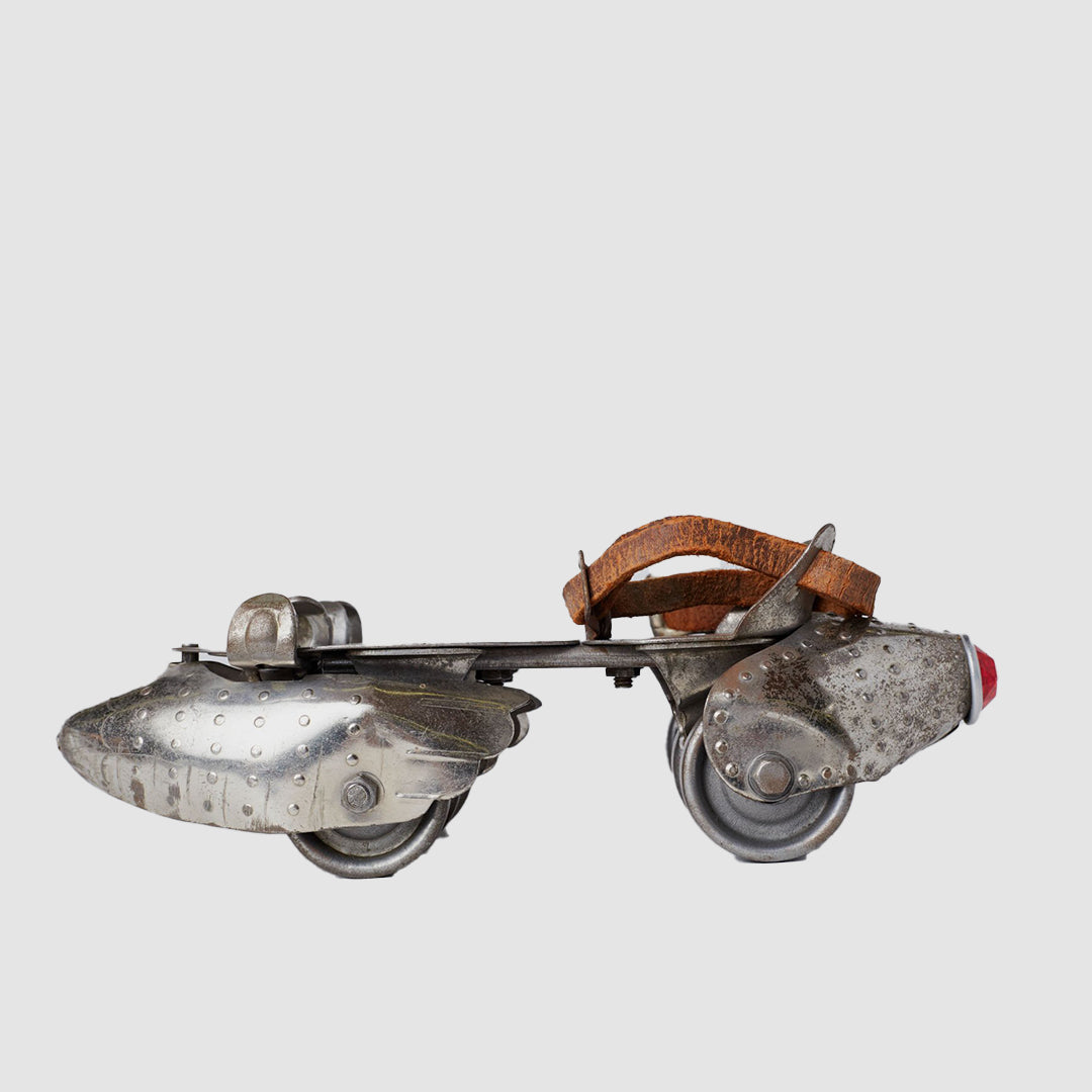 MAXFIELD PRIVATE COLLECTION | 1930'S  BUCK ROGERS 25TH CENTURY ROLLER SKATES BY LOUIS MARX & CO