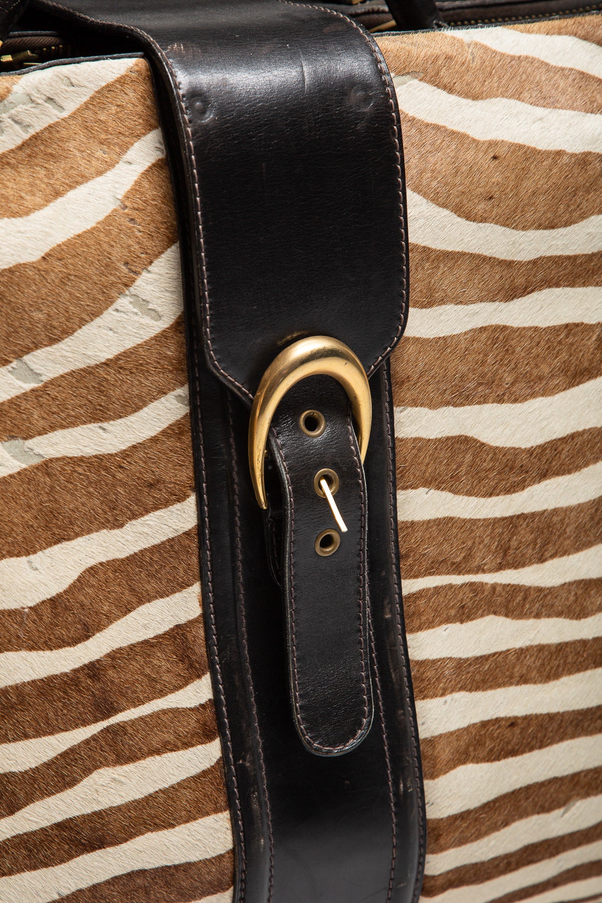 MAXFIELD PRIVATE COLLECTION | 1950'S GUCCI ZEBRA SUITCASE - MAXFIELD LA