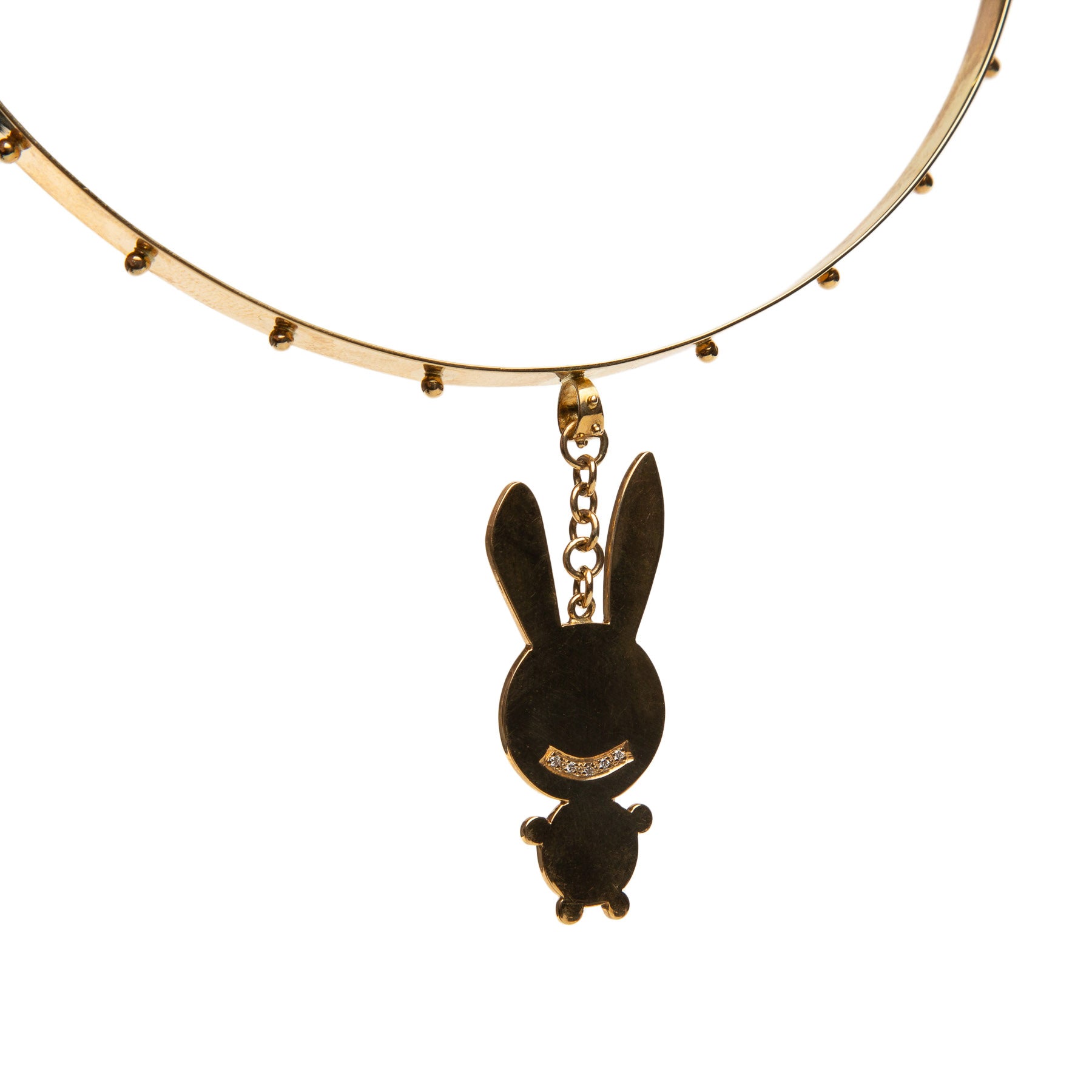 NATASHA ZINKO | 18K DIAMOND BUNNY CHOKER NECKLACE