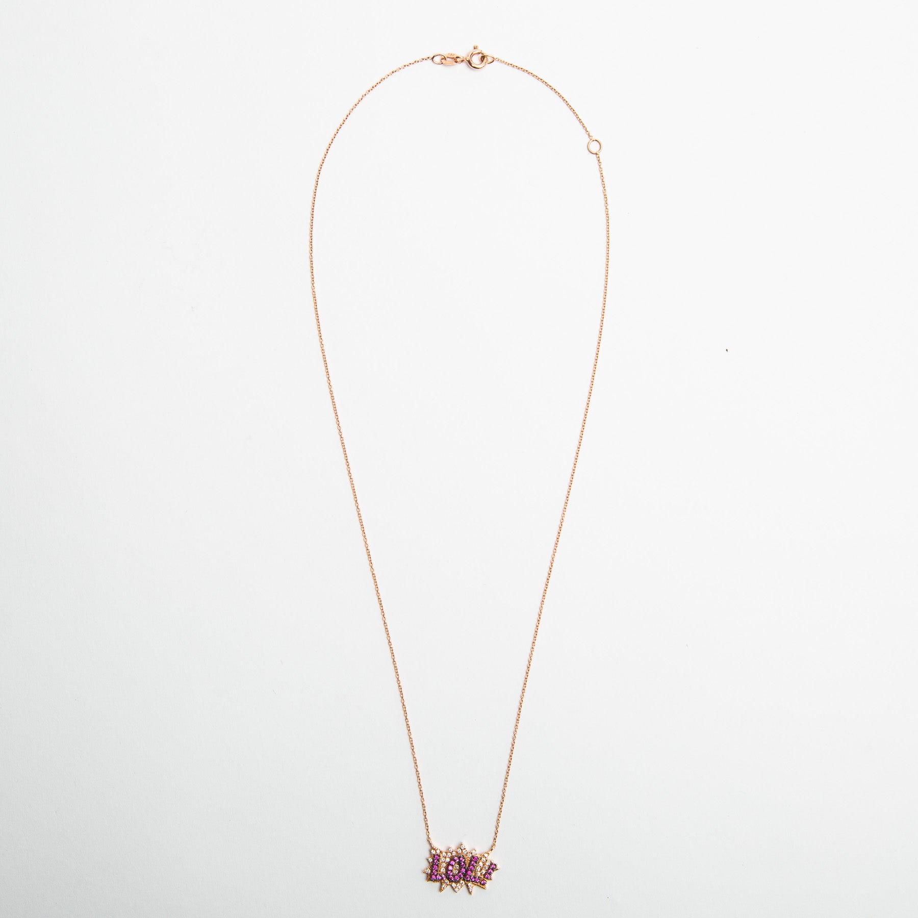 DIANE KORDAS | LOL DIAMOND SAPPHIRE NECKLACE - MAXFIELD LA