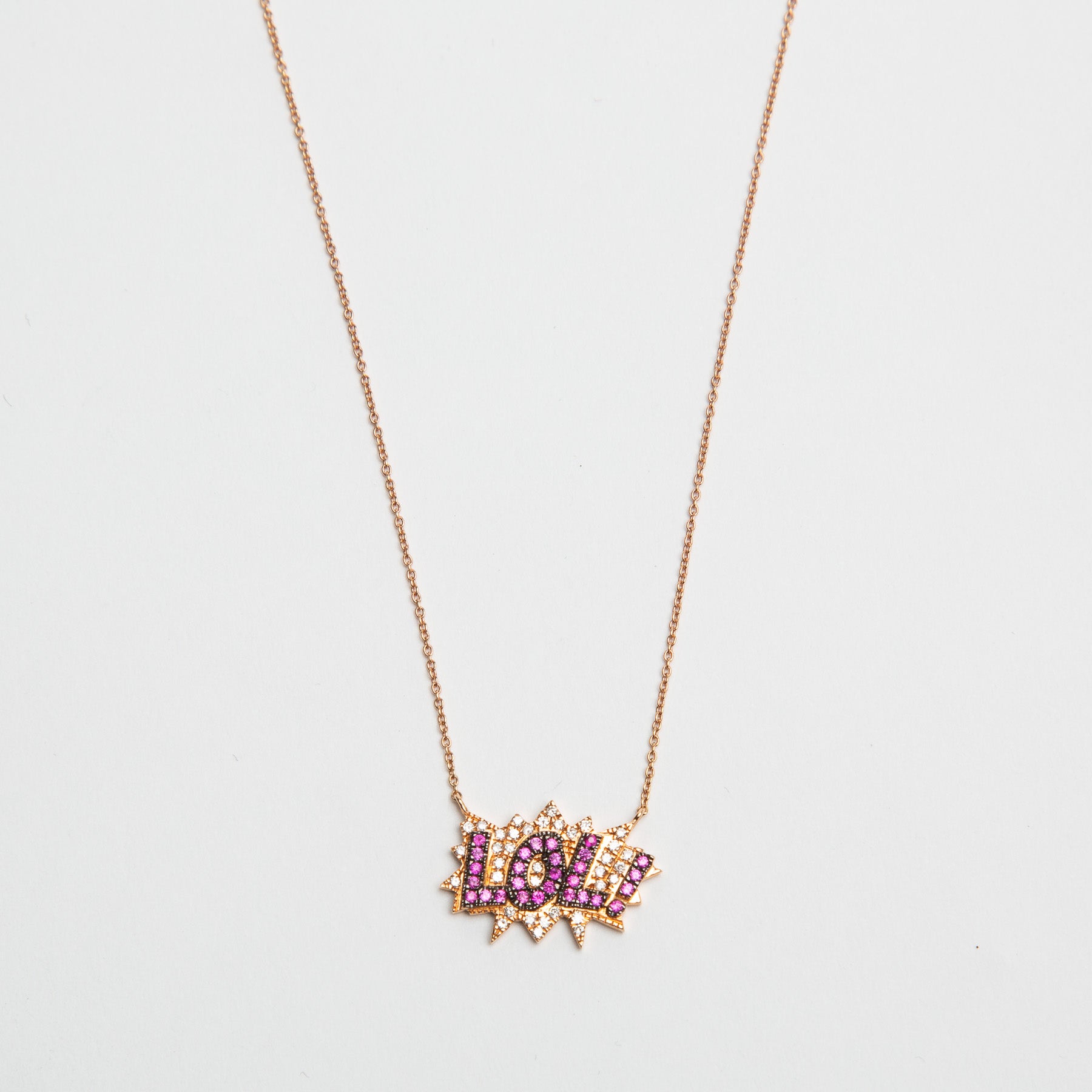 DIANE KORDAS | LOL DIAMOND SAPPHIRE NECKLACE - MAXFIELD LA