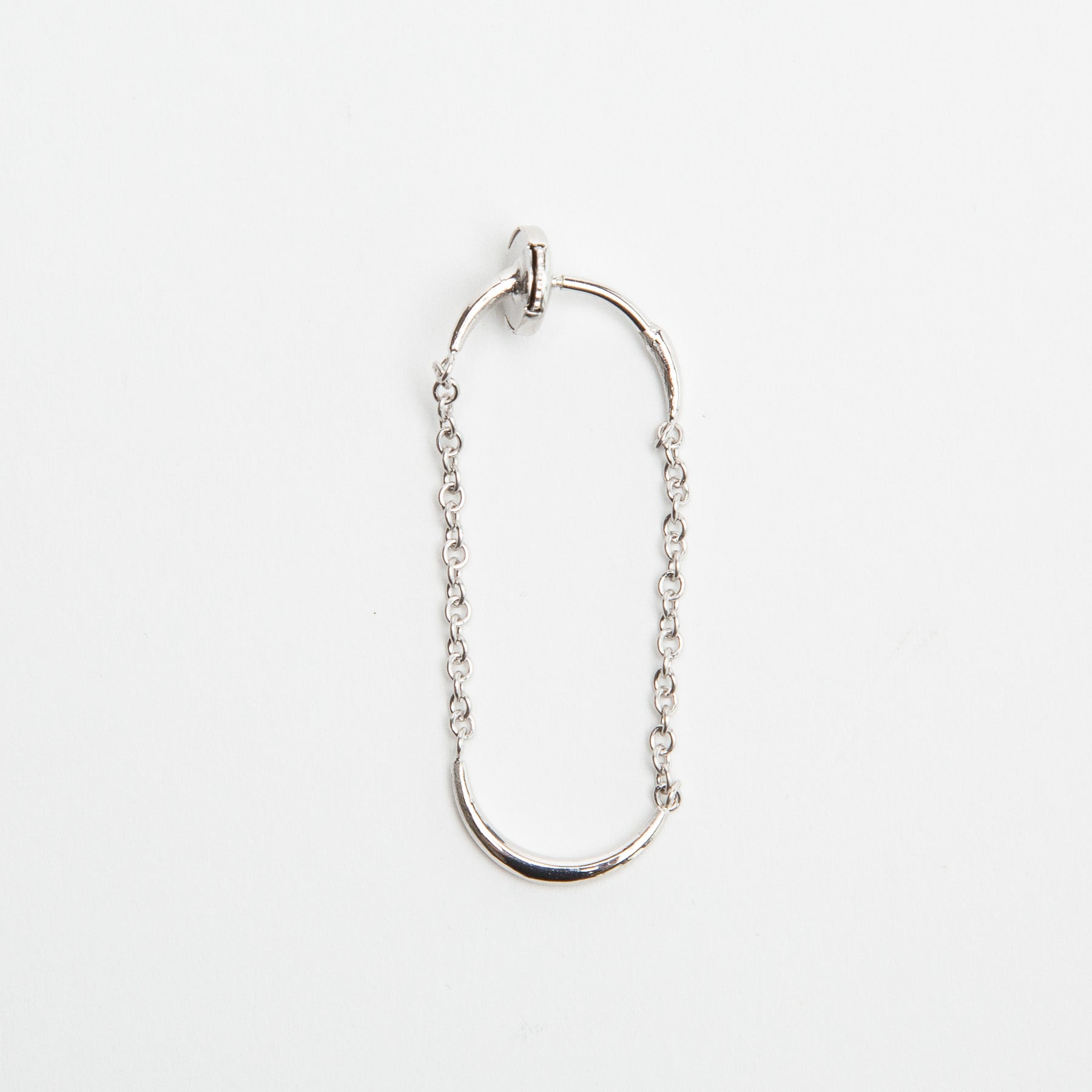 OTZAR | XS GOLD CHAIN SINGLE EARRING - MAXFIELD LA