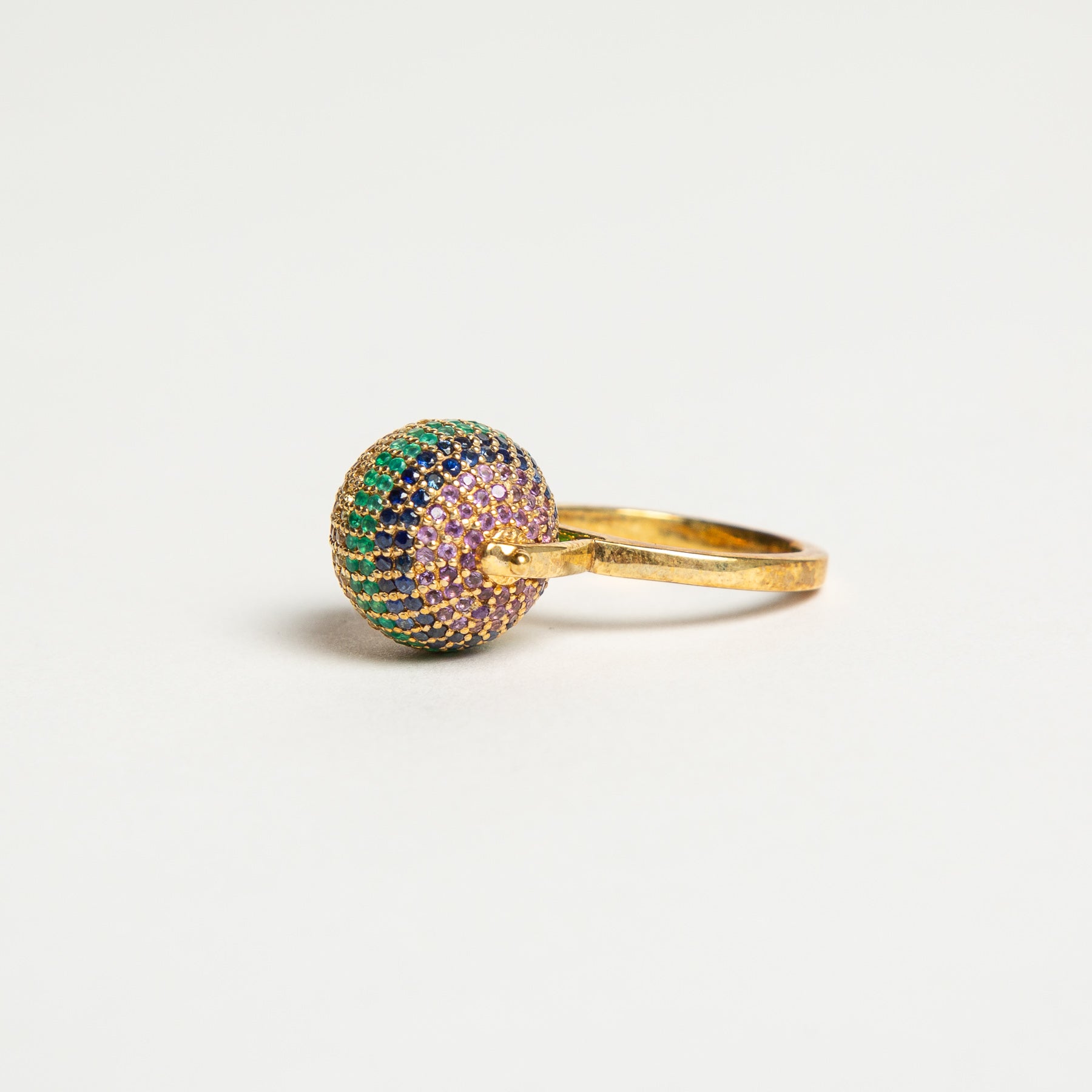 JADE JAGGER | RAINBOW DISCO BALL RING - MAXFIELD LA