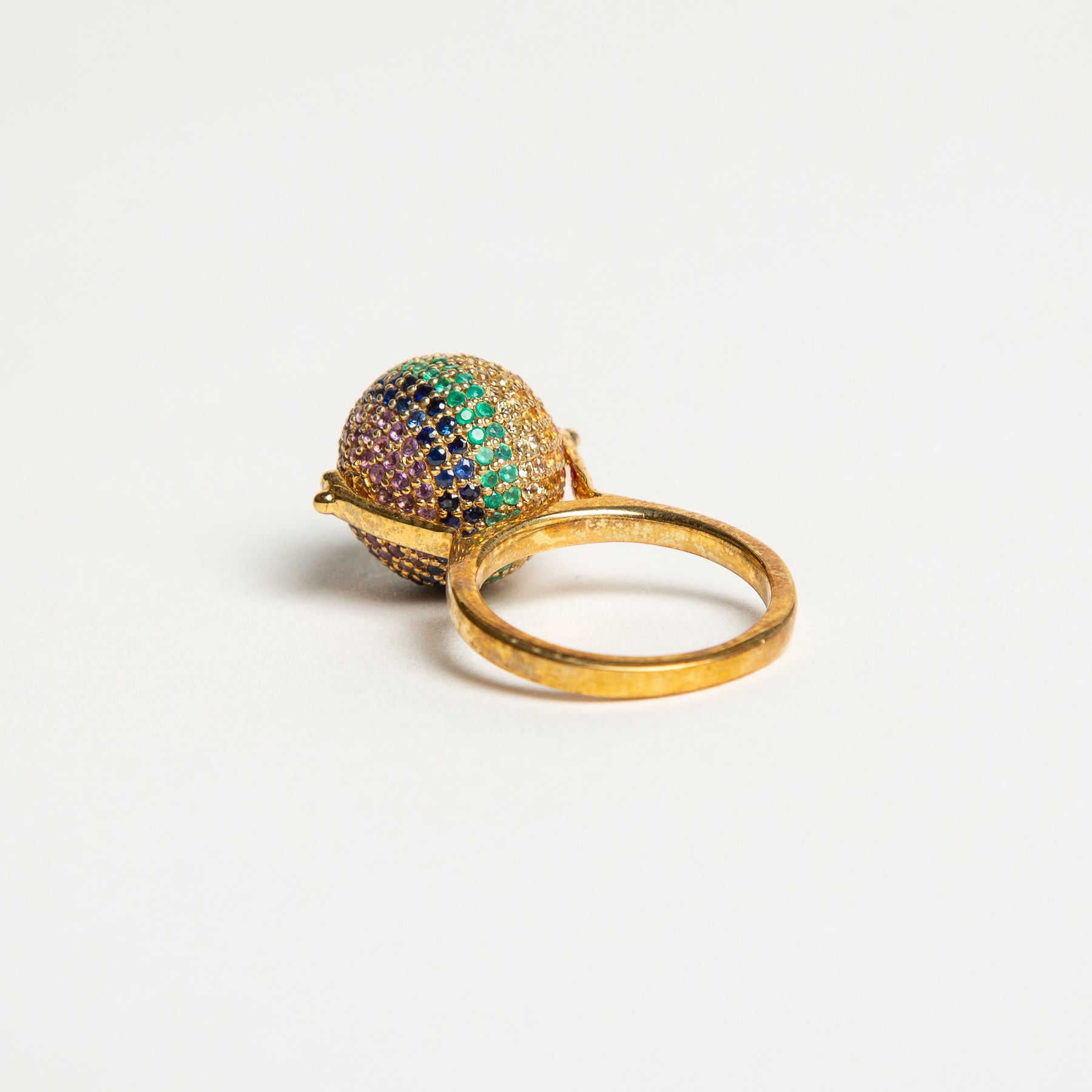JADE JAGGER | RAINBOW DISCO BALL RING - MAXFIELD LA