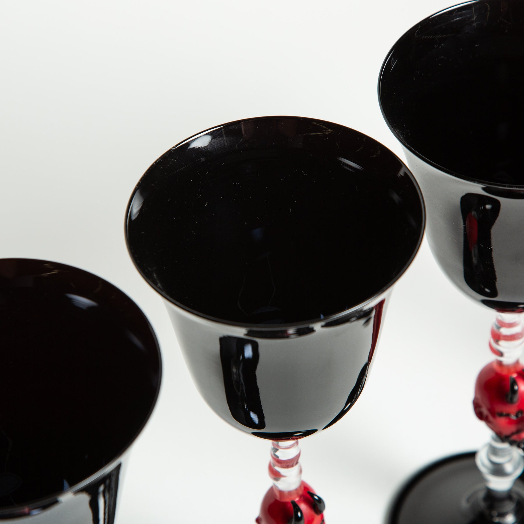MAXFIELD PRIVATE COLLECTION | SET 4 DEVIL WINE GLASSES - MAXFIELD LA