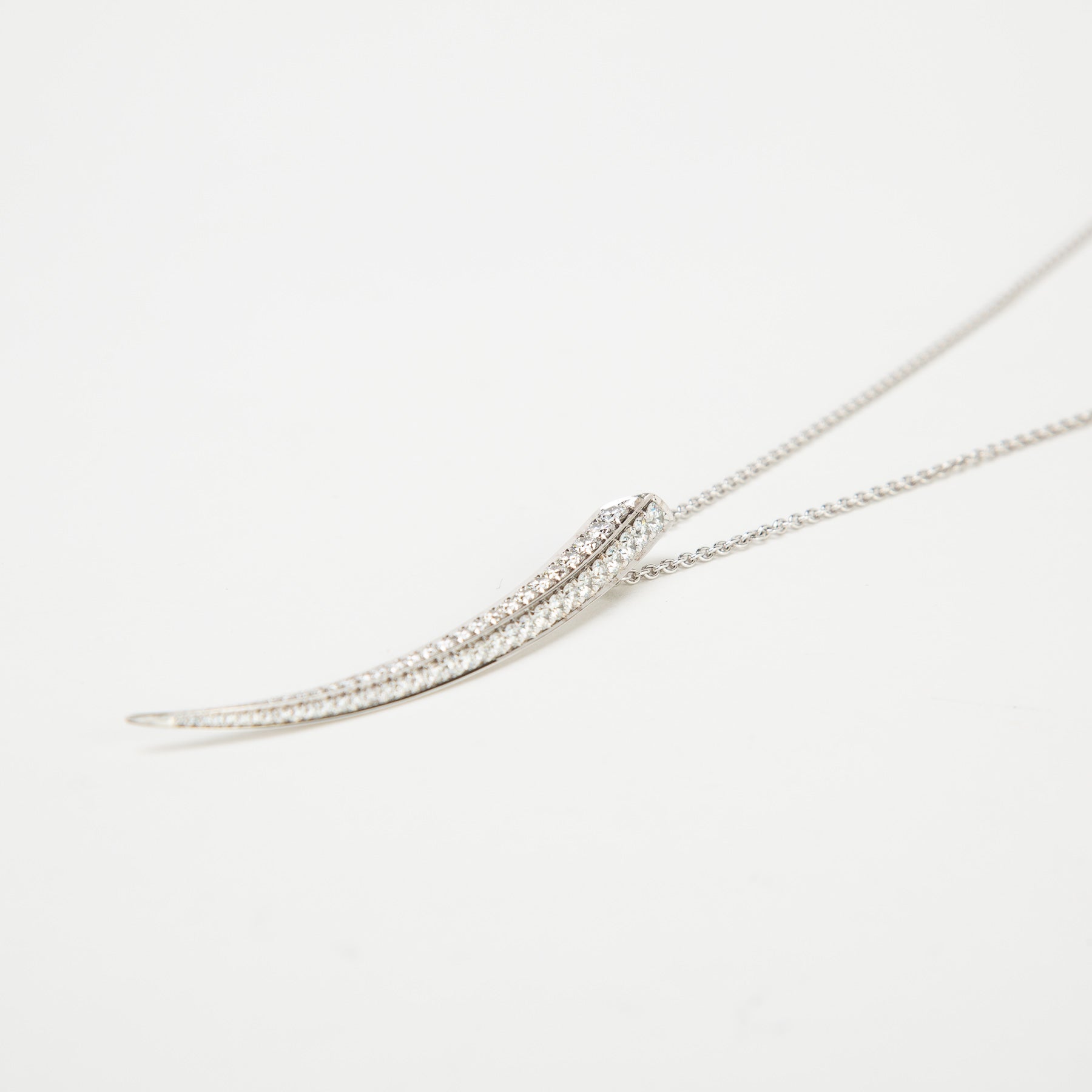 SHAUN LEANE | WHITE DIAMOND SABRE NECKLACE - MAXFIELD LA