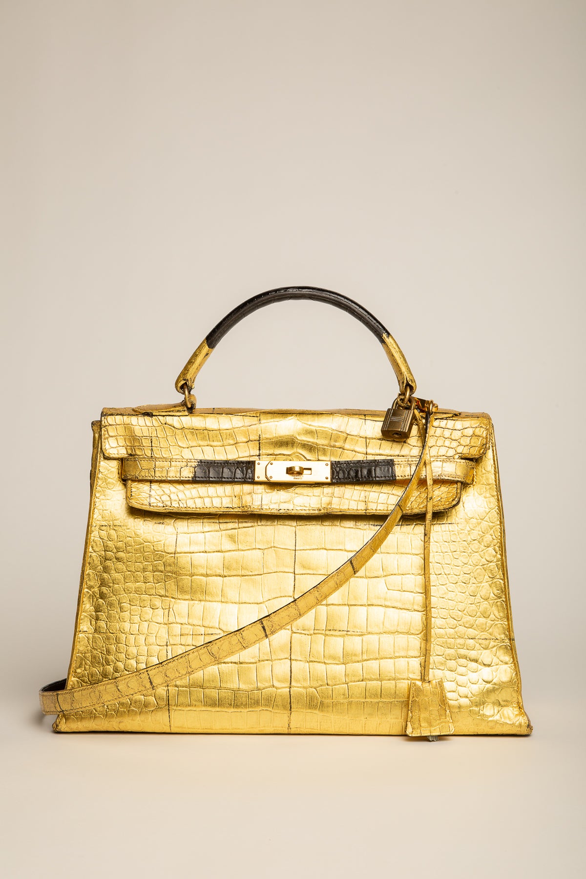 HERMÈS | KELLY GOLD LEAF BAG - MAXFIELD LA