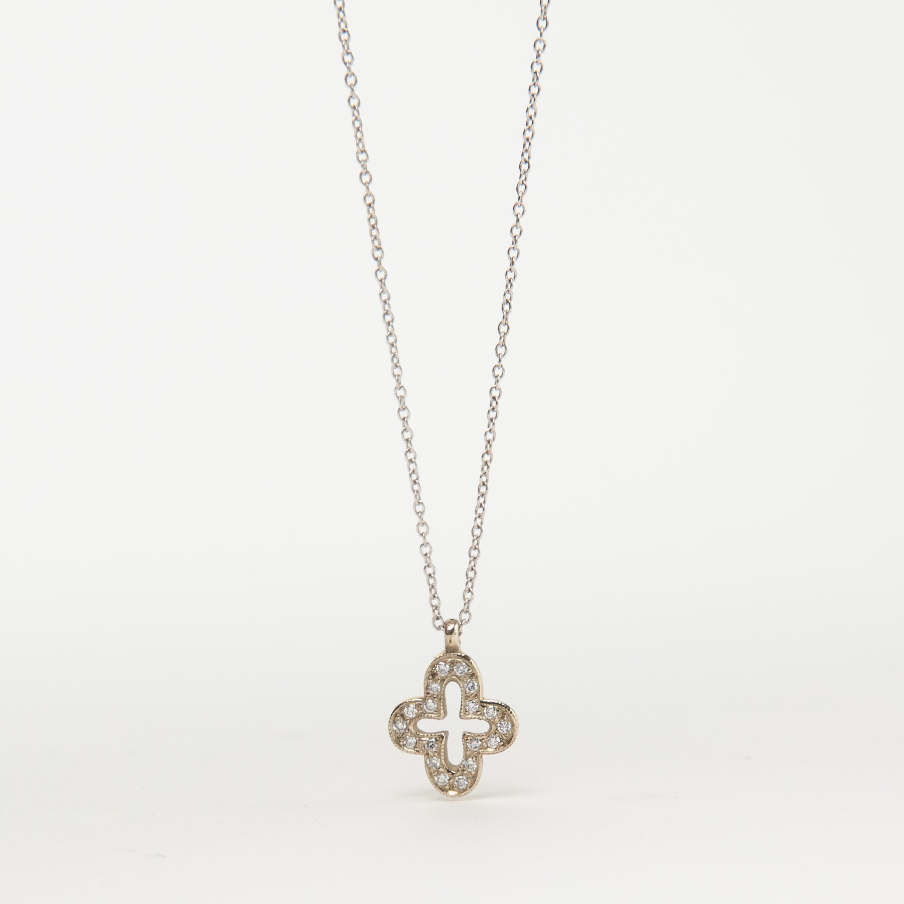 J & F | WHITE GOLD FREJA DIAMOND NECKLACE