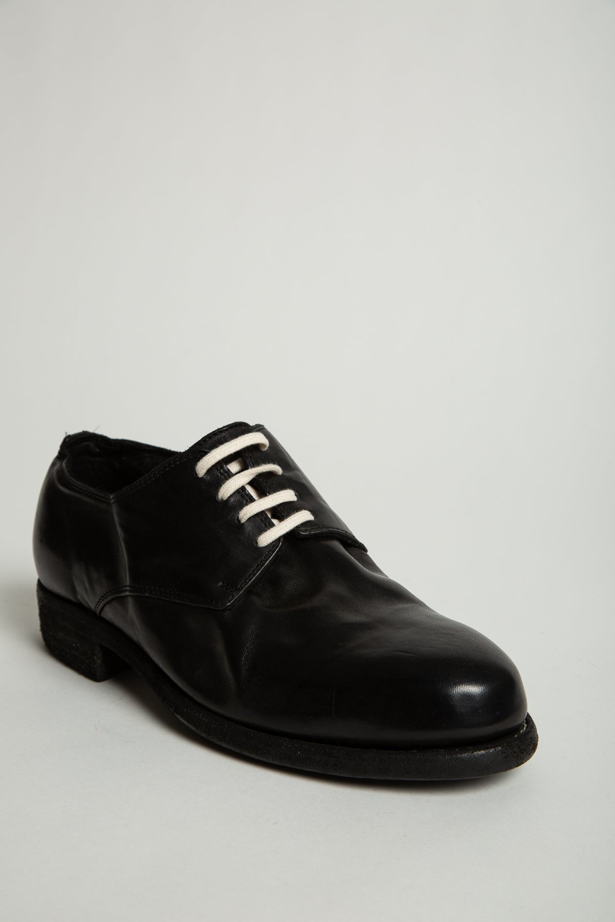 GUIDI | CONTRAST LACING DERBY SHOES