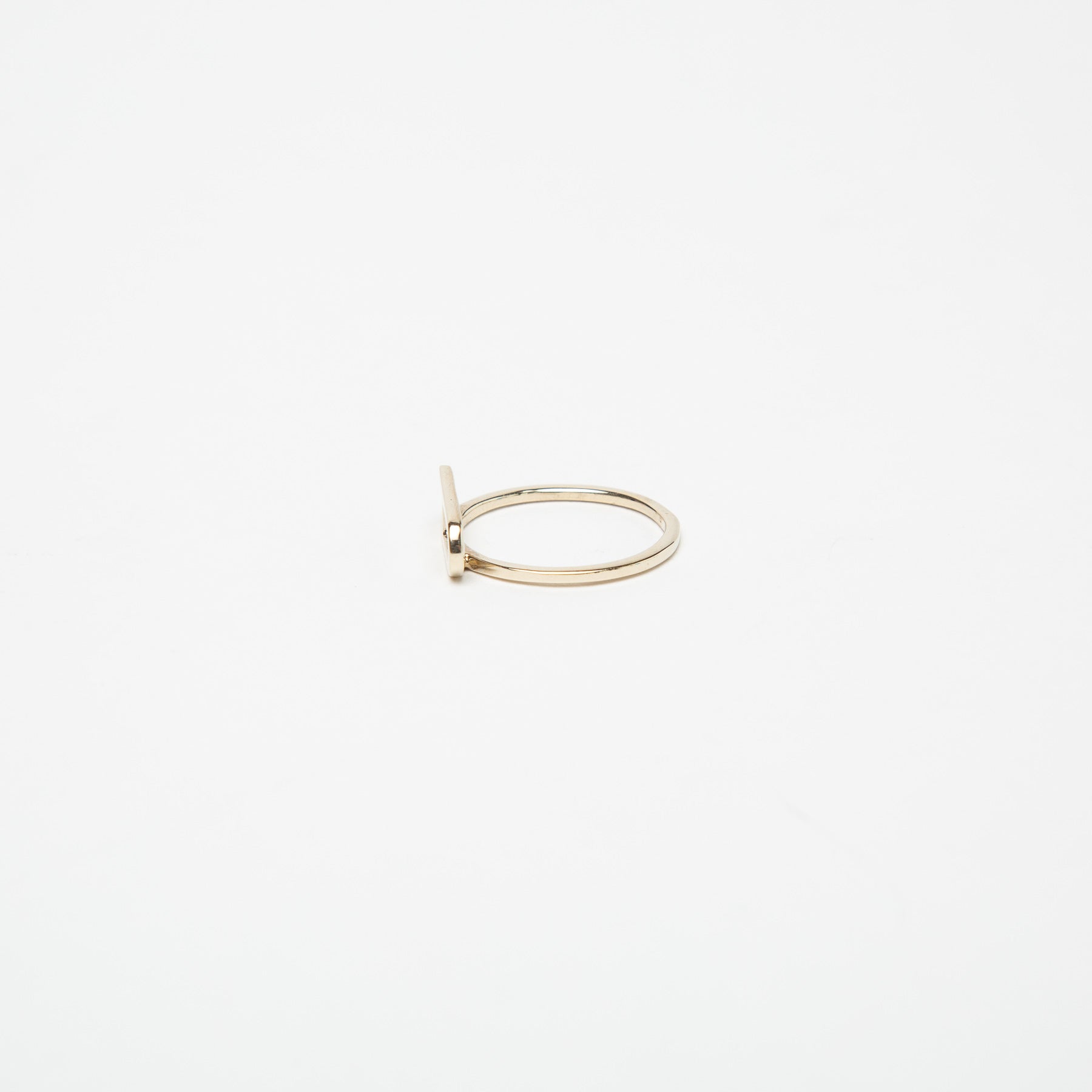 KWIT | 14K GOLD LETTER A RING