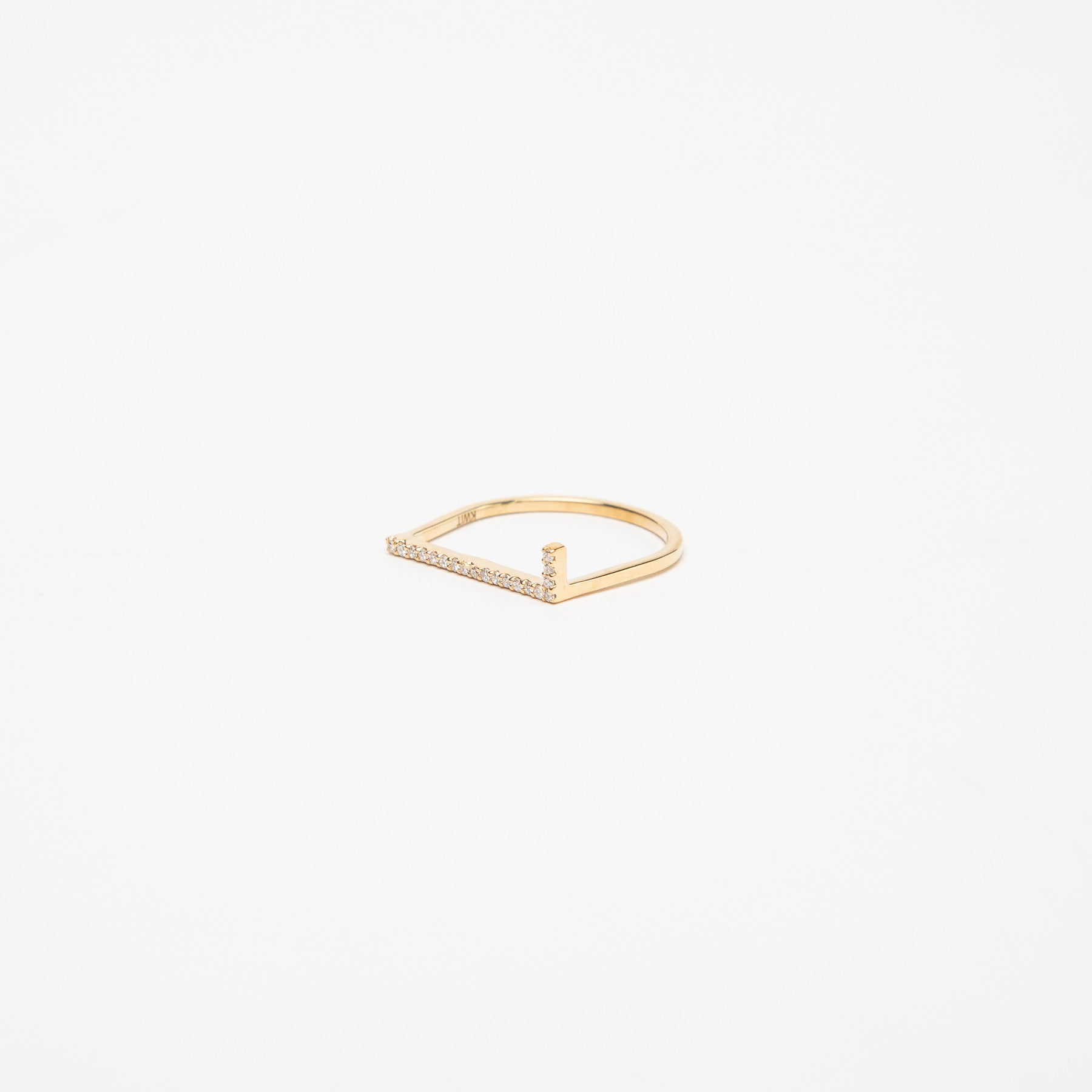 KWIT | LETTER L DIAMOND RING - MAXFIELD LA