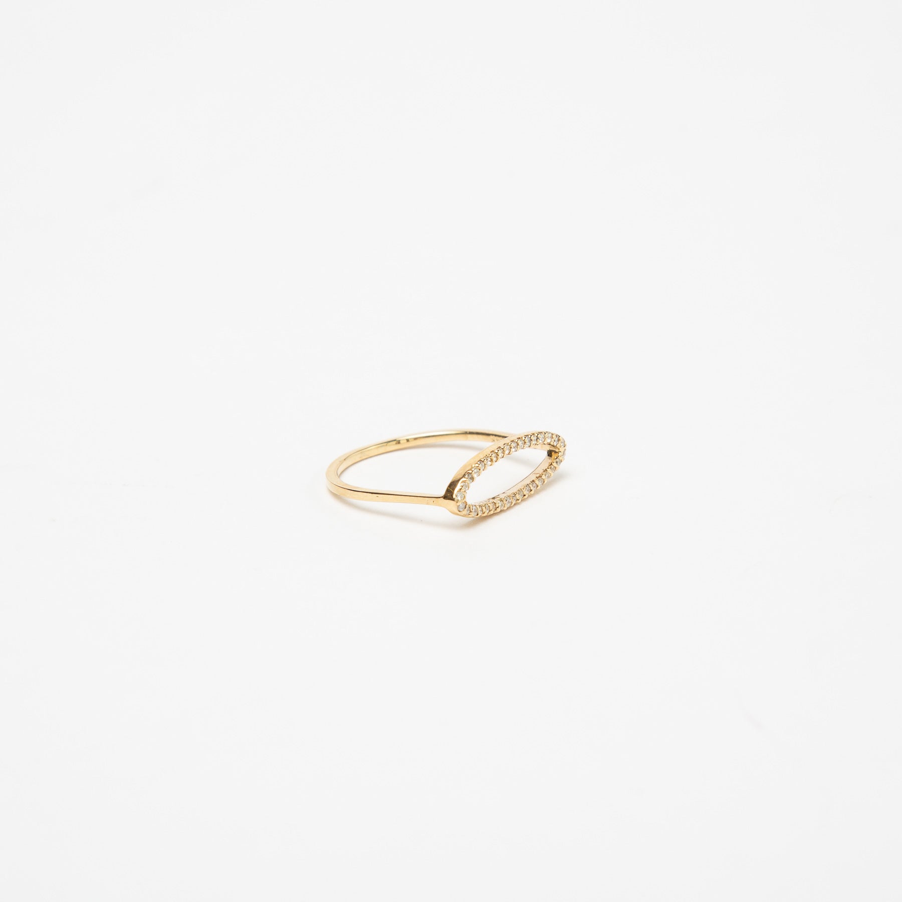 KWIT | LETTER O DIAMOND RING - MAXFIELD LA