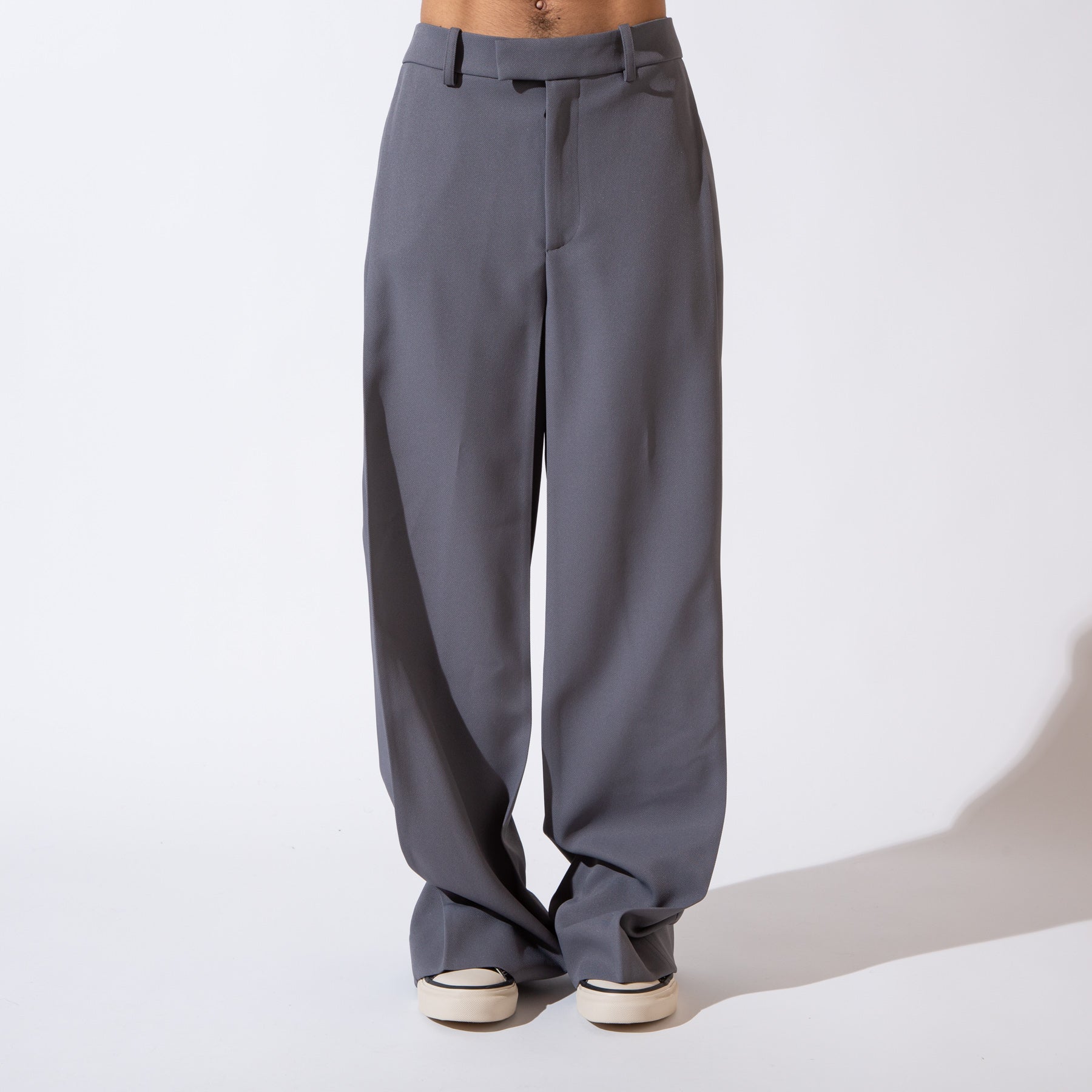 OFF-WHITE | WIDE LEG GREY PANTS - MAXFIELD LA