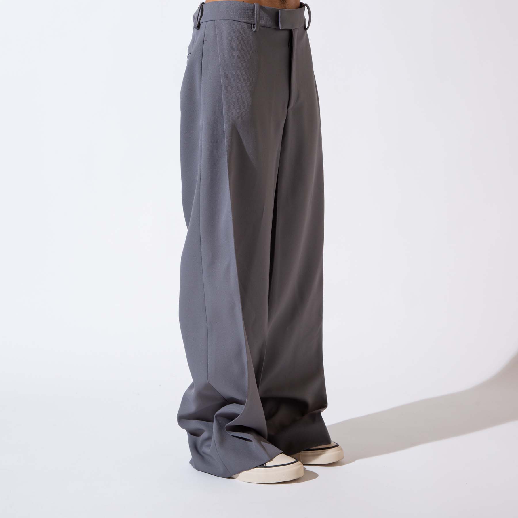 OFF-WHITE | WIDE LEG GREY PANTS - MAXFIELD LA