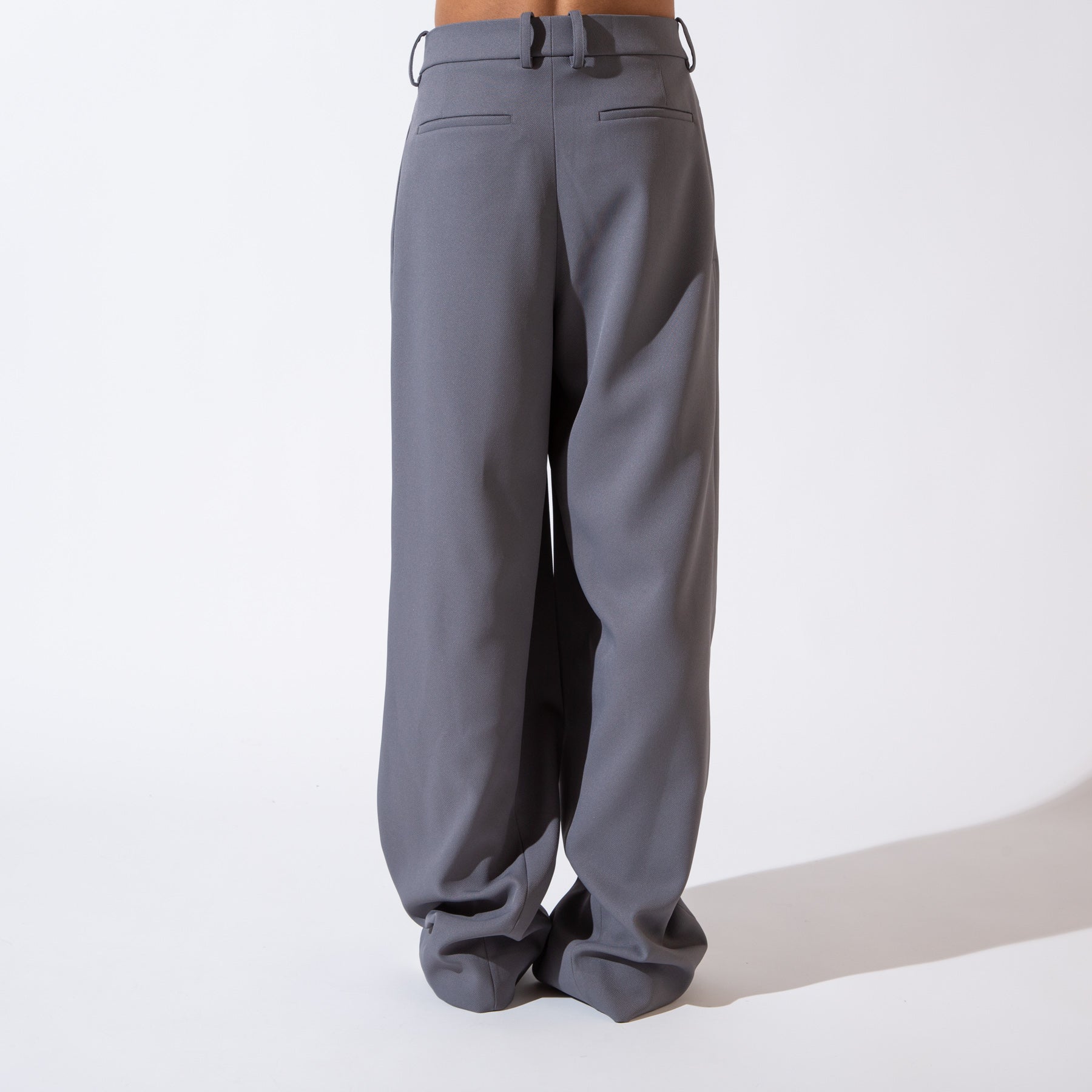 OFF-WHITE | WIDE LEG GREY PANTS - MAXFIELD LA