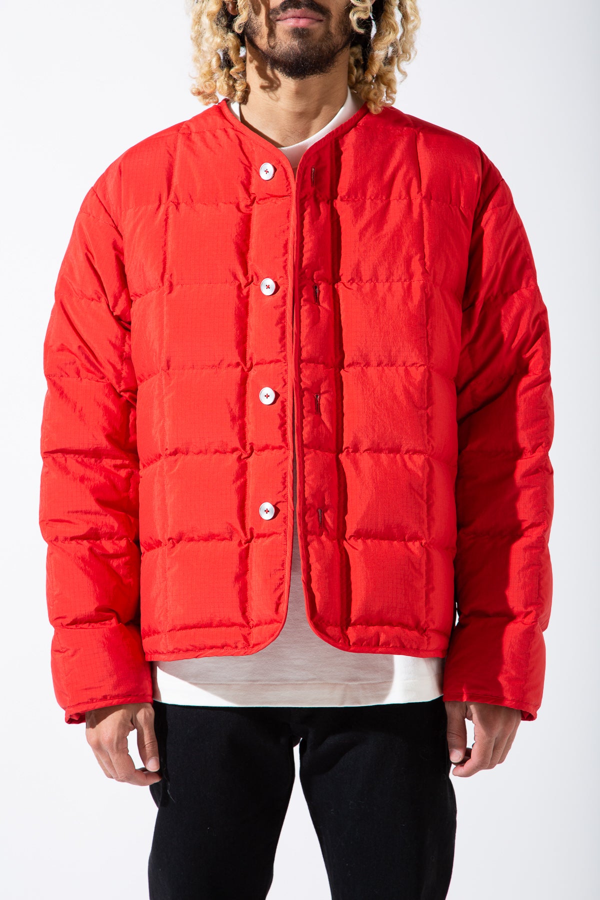 JIL SANDER | RECYCLE RIPSTOP RED JACKET