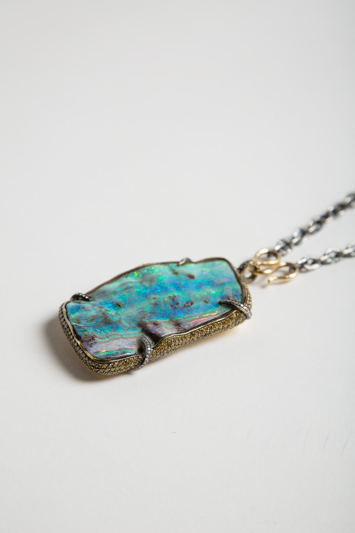 DEANNA HAMRO | BOULDER OPAL PENDANT NECKLACE - MAXFIELD LA