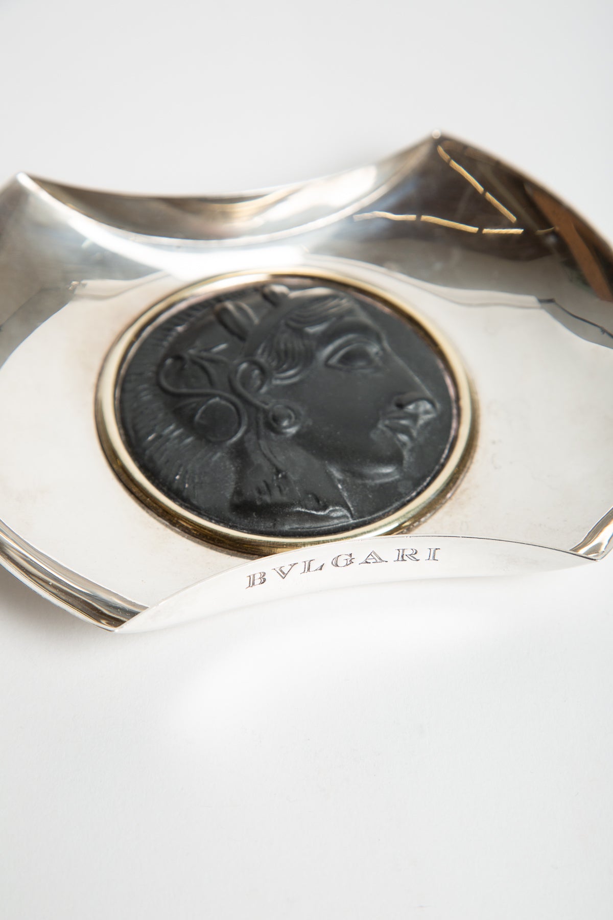 BULGARI | STERLING SILVER COIN DISH - MAXFIELD LA