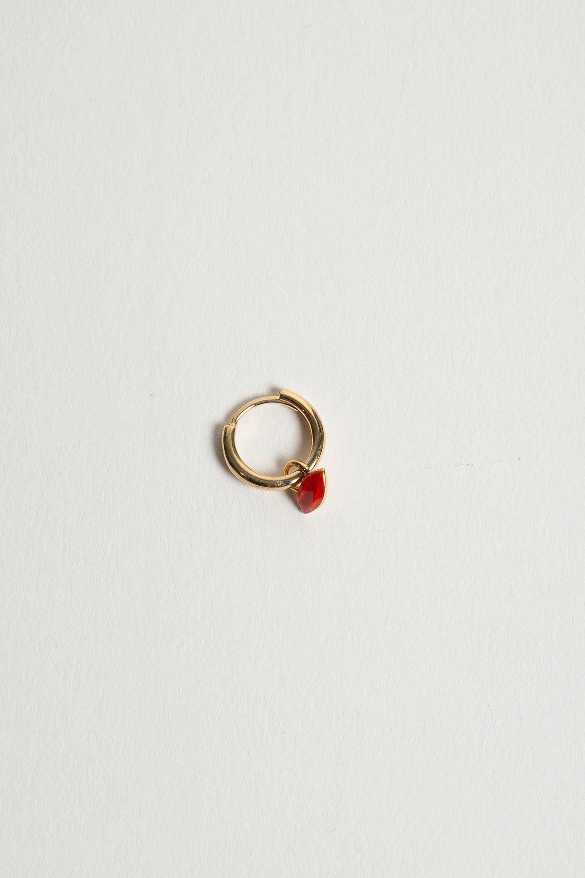 ALISON LOU | MINI LIP CHARM HUGGIE - MAXFIELD LA