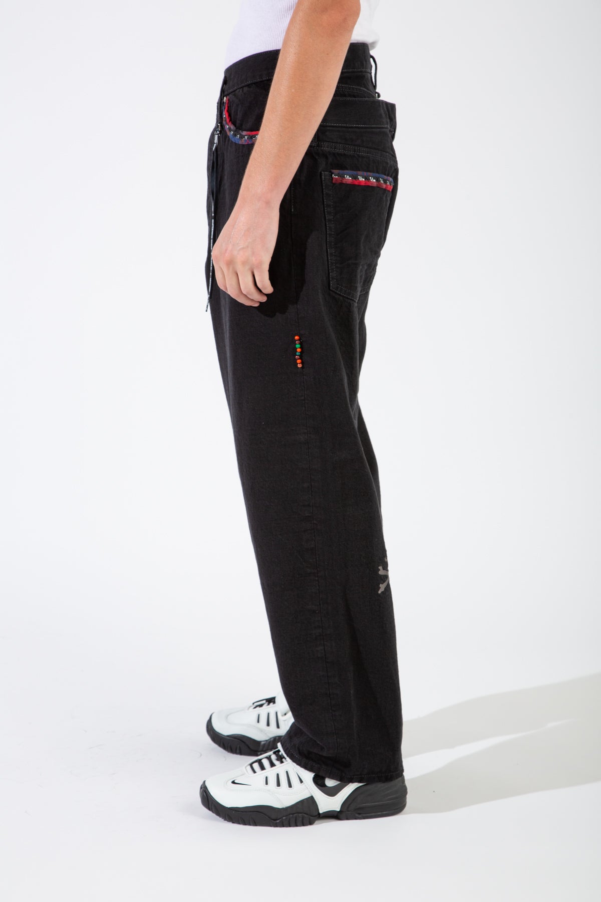 MASTERMIND | WIDE DENIM PANTS - MAXFIELD LA
