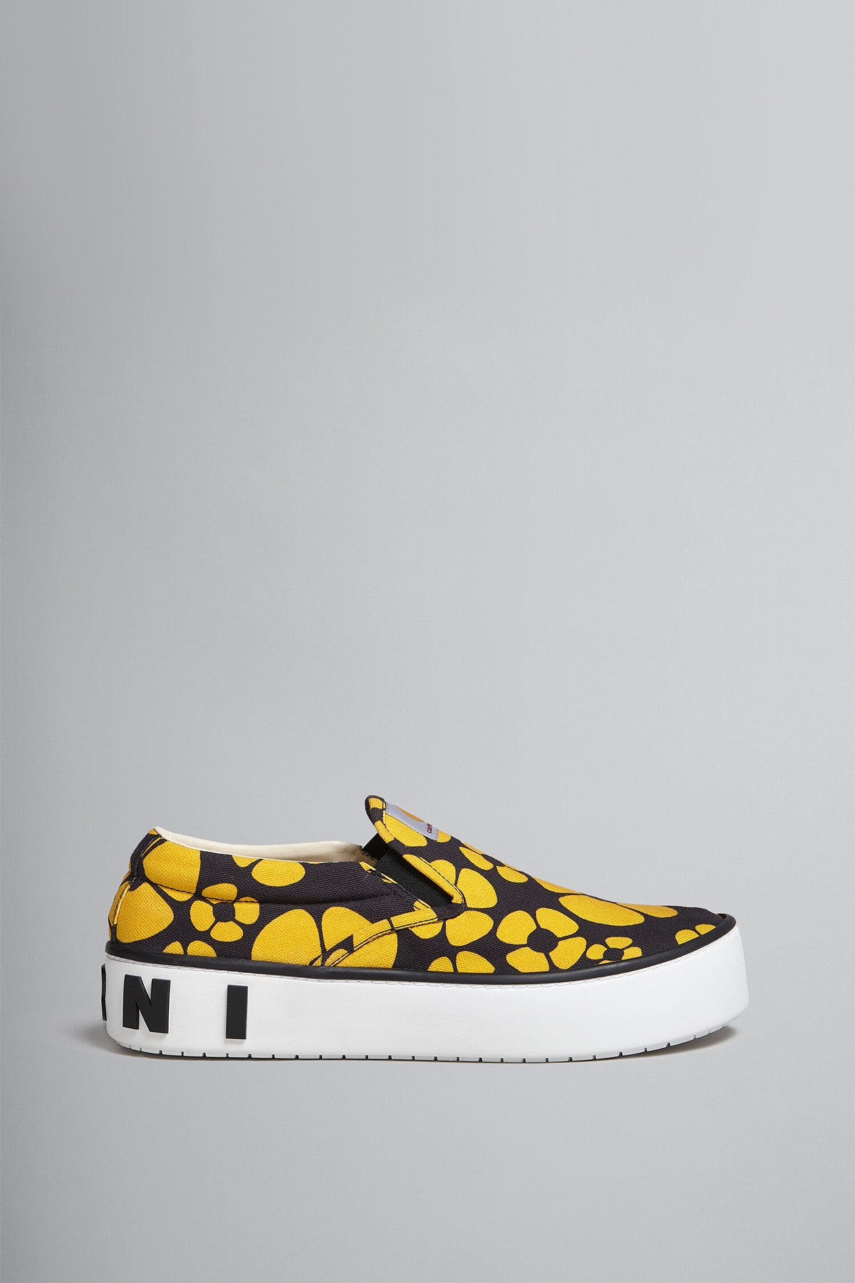 MARNI X CARHARTT | YELLOW FLOWER PAW SLIP ONS - MAXFIELD LA