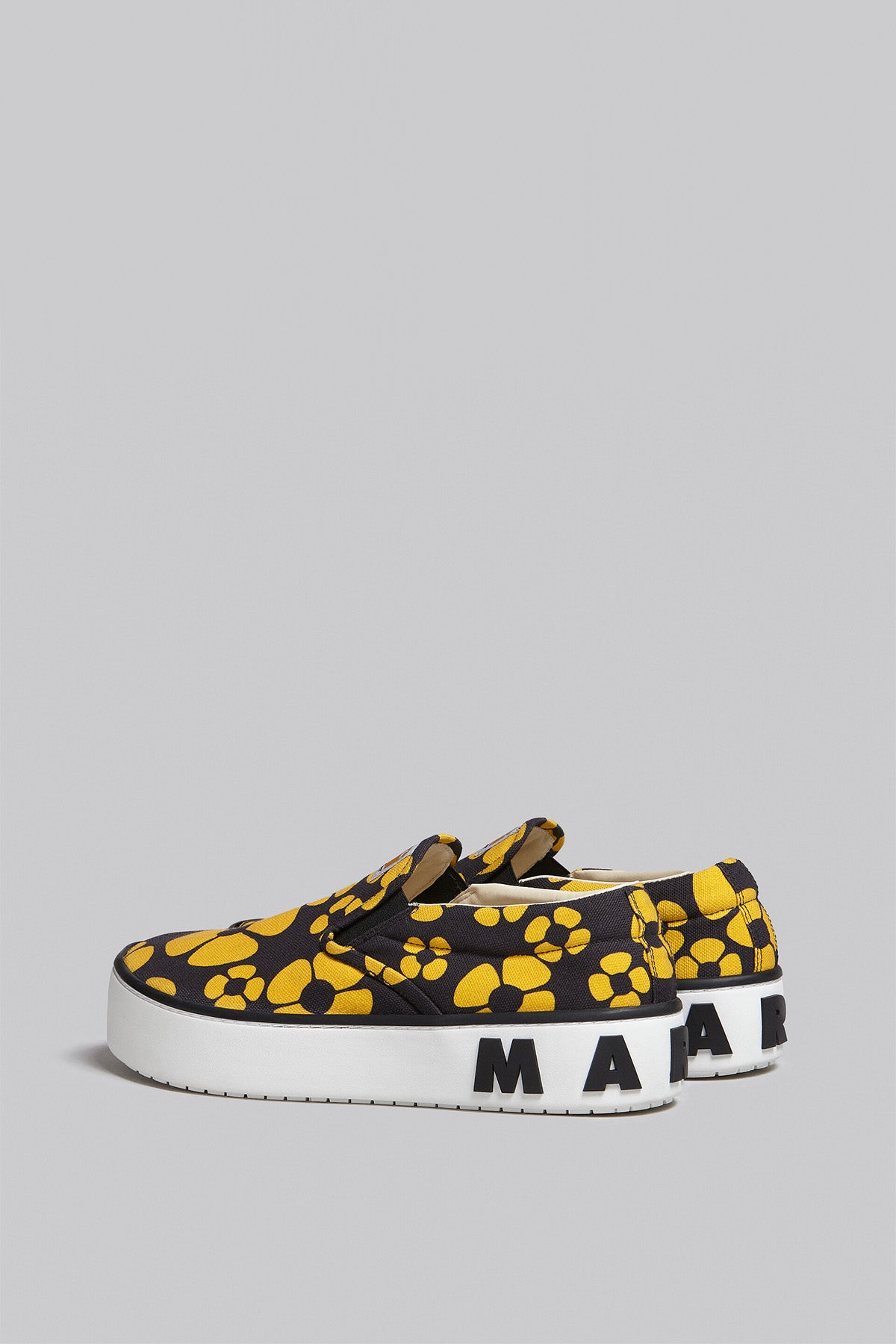 MARNI X CARHARTT | YELLOW FLOWER PAW SLIP ONS - MAXFIELD LA