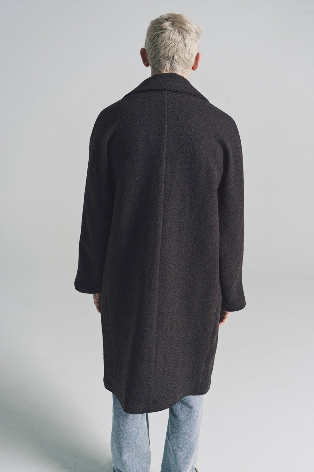 SECOND/LAYER | CHULO TWEED LONG COAT - MAXFIELD LA